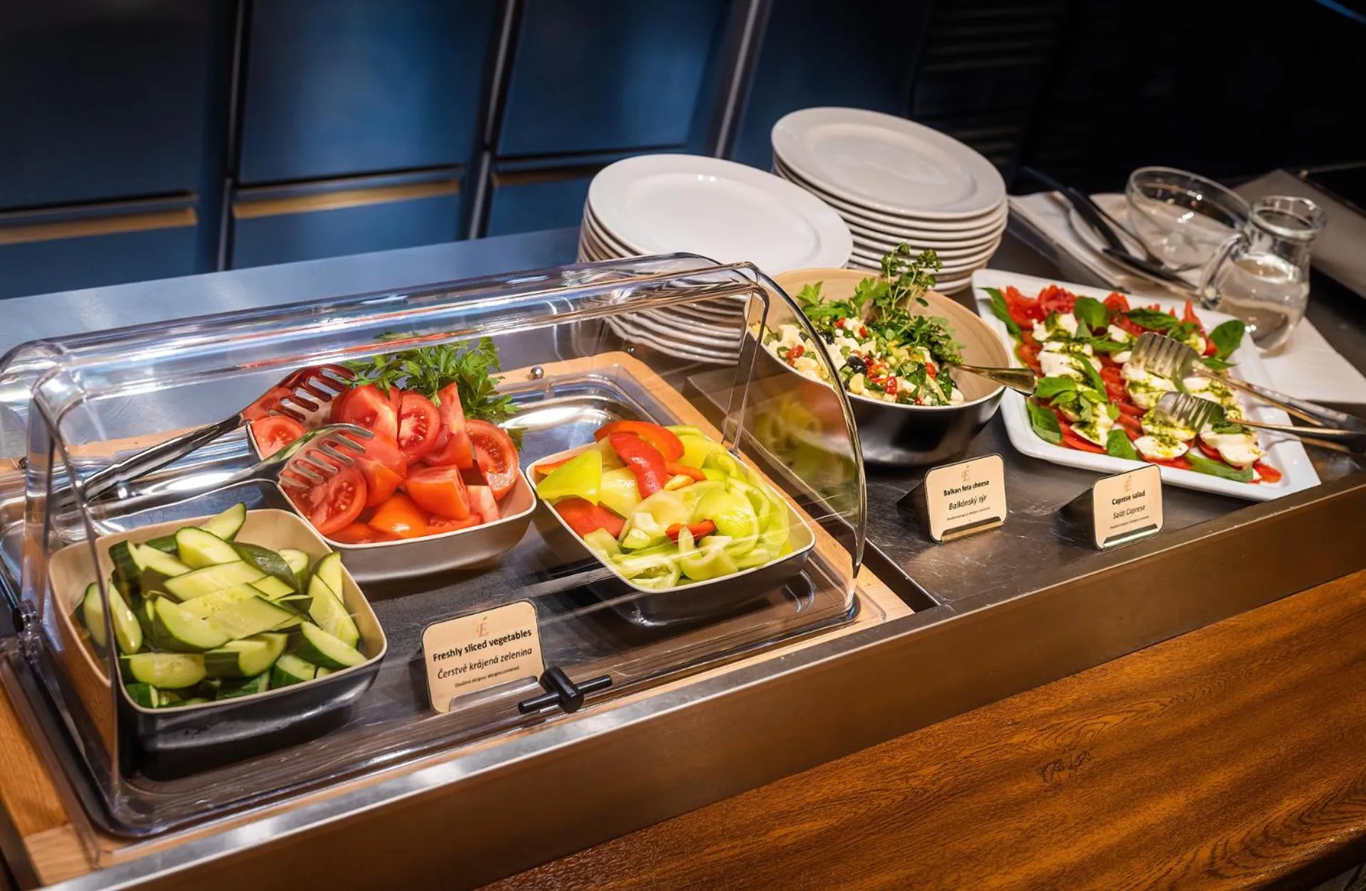 Buffet breakfast in Hotel Elite Prague