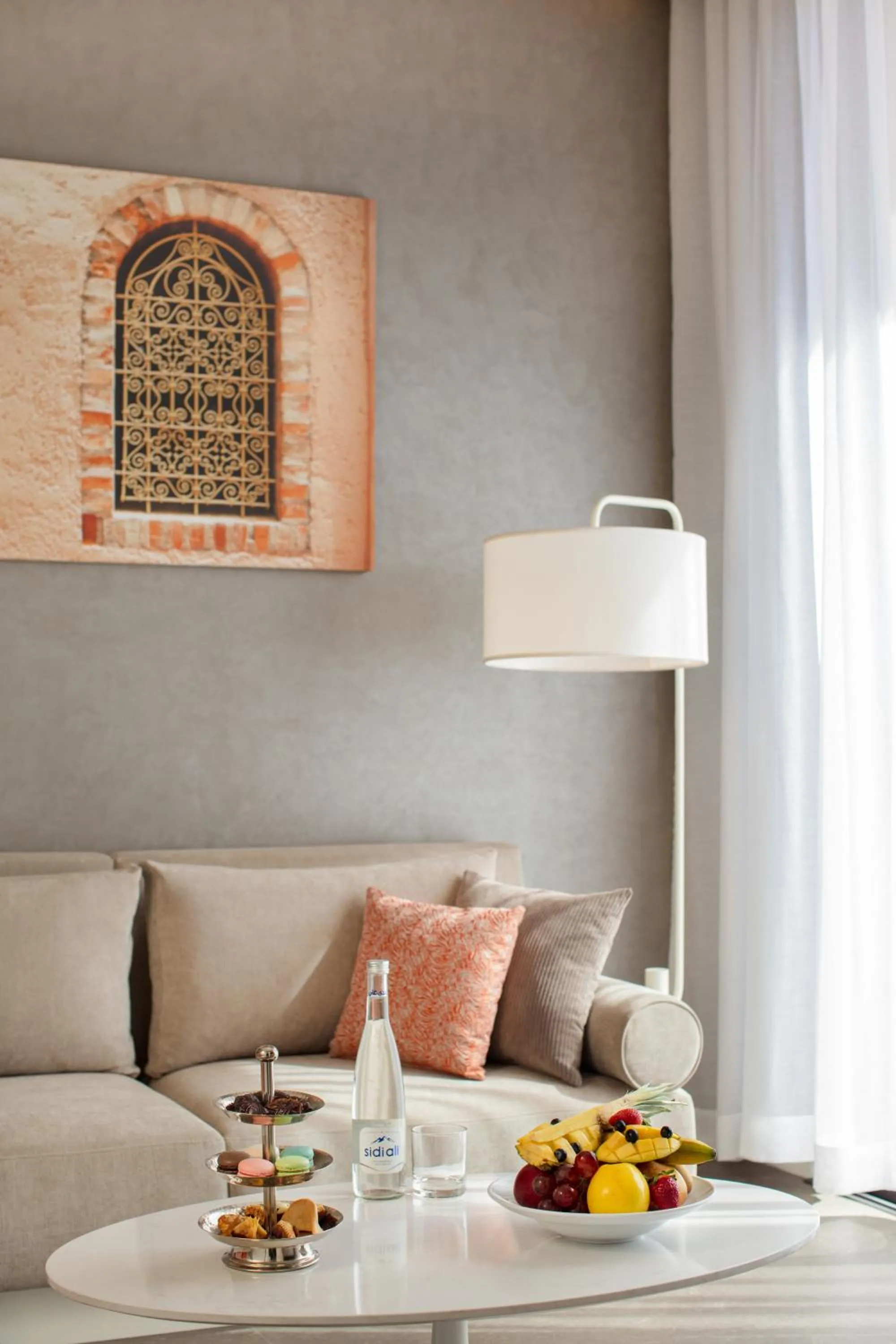 Seating area in Pestana CR7 Marrakech