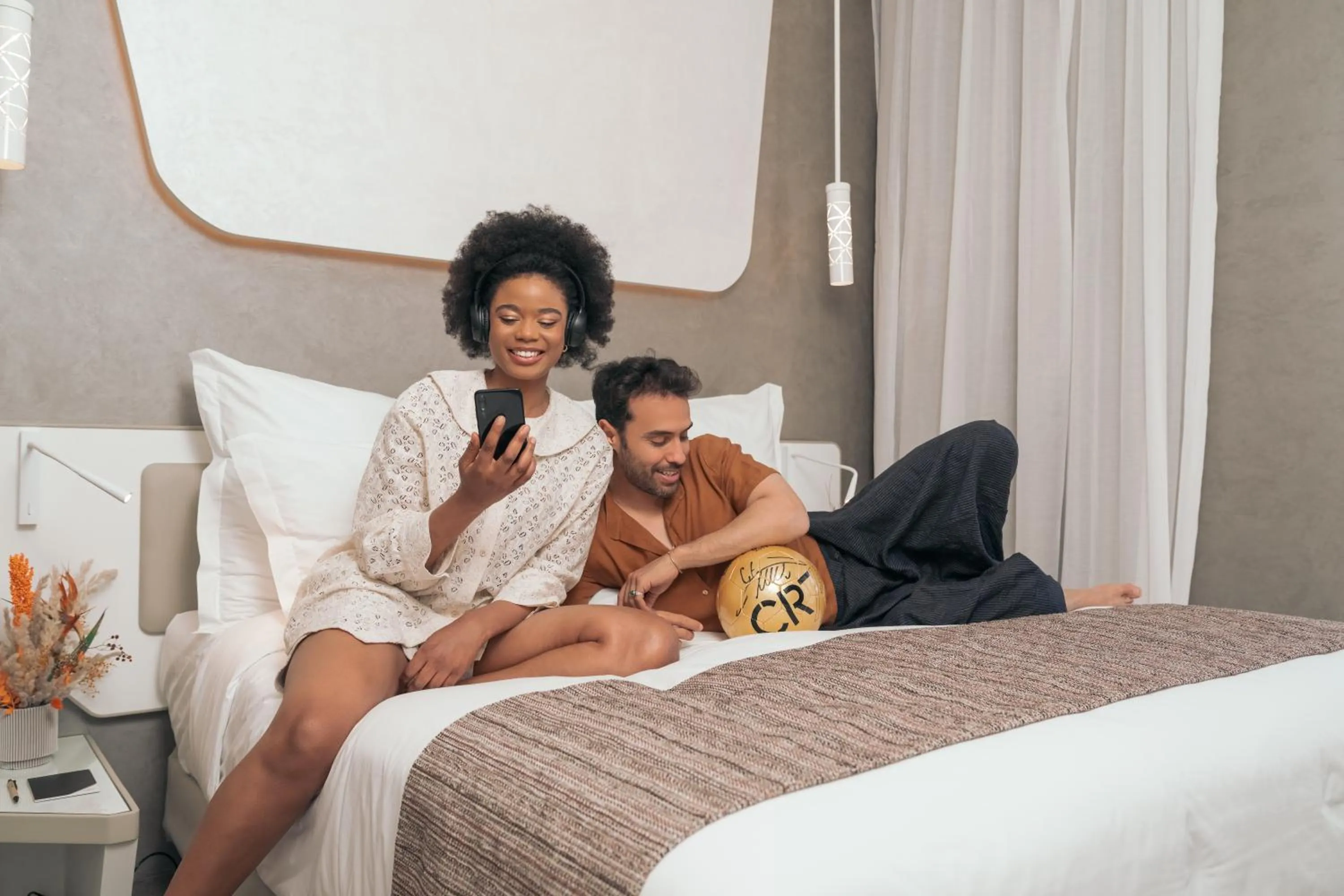 People, Bed in Pestana CR7 Marrakech