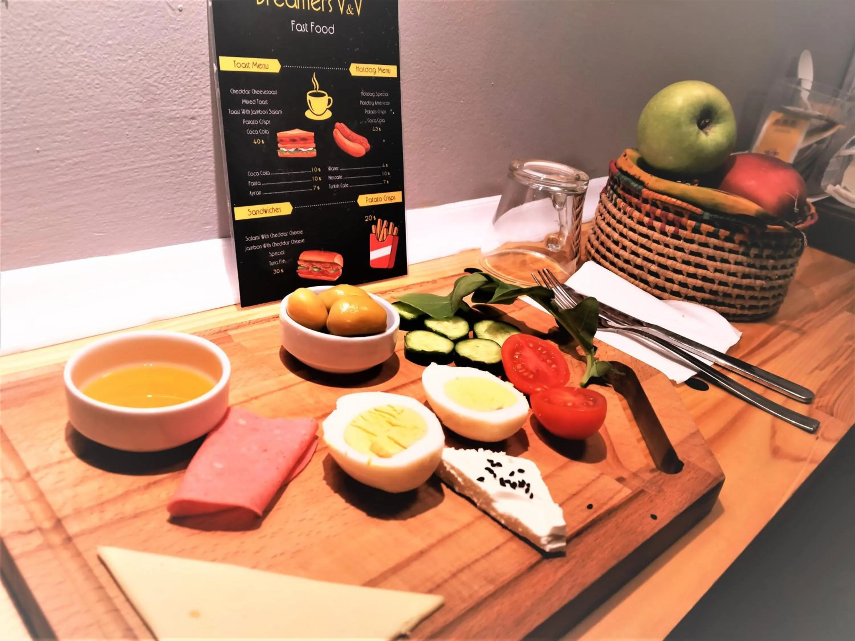 Breakfast in Dreamers V&V Hotel Cihangir