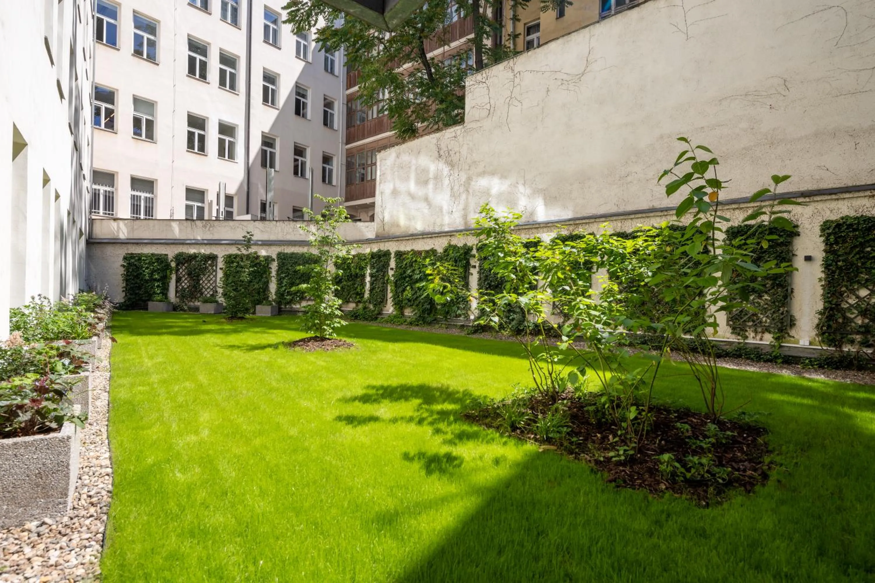 Garden view in K+K Hotel Fenix