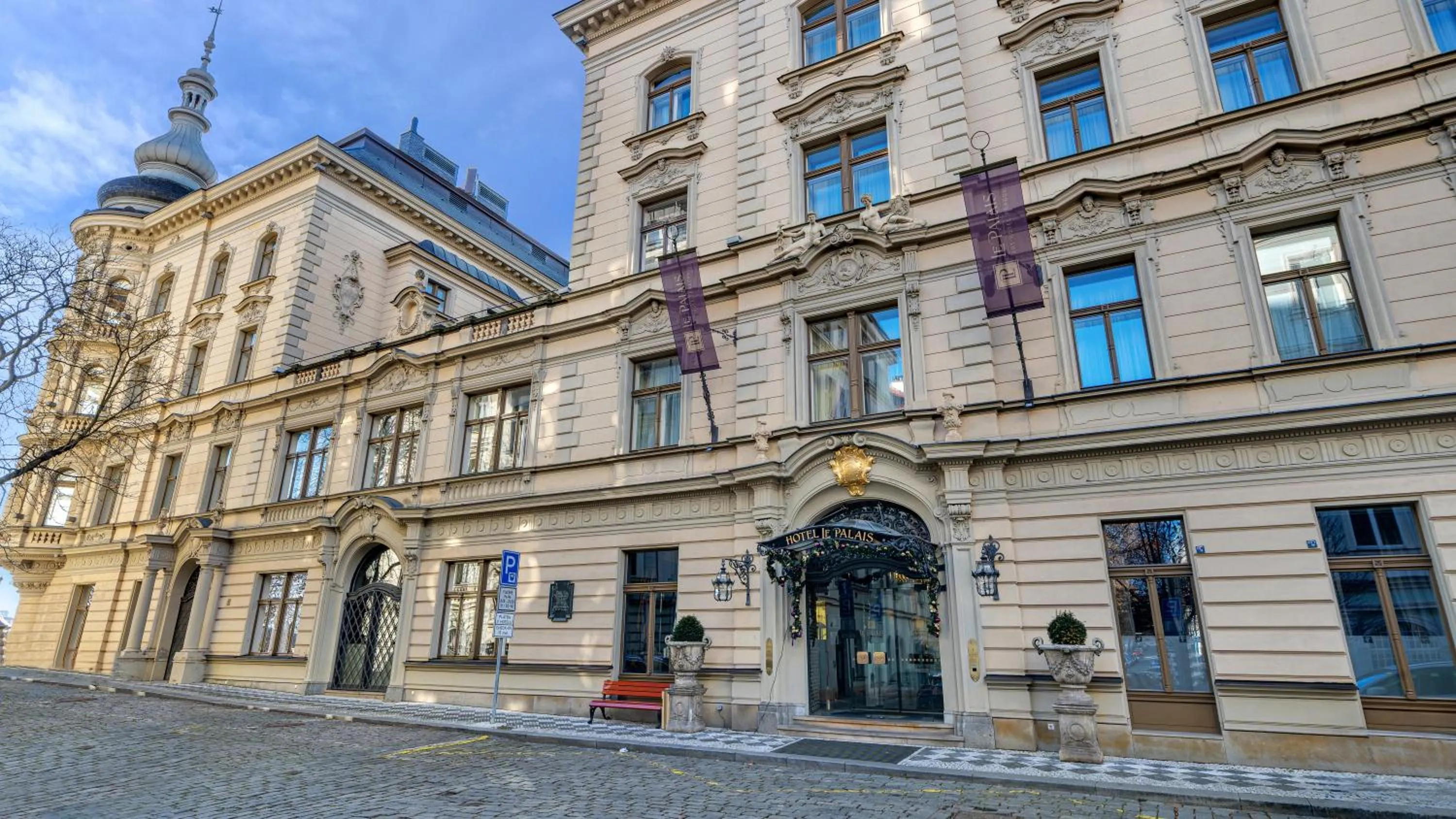 Property building in Le Palais Art Hotel Prague