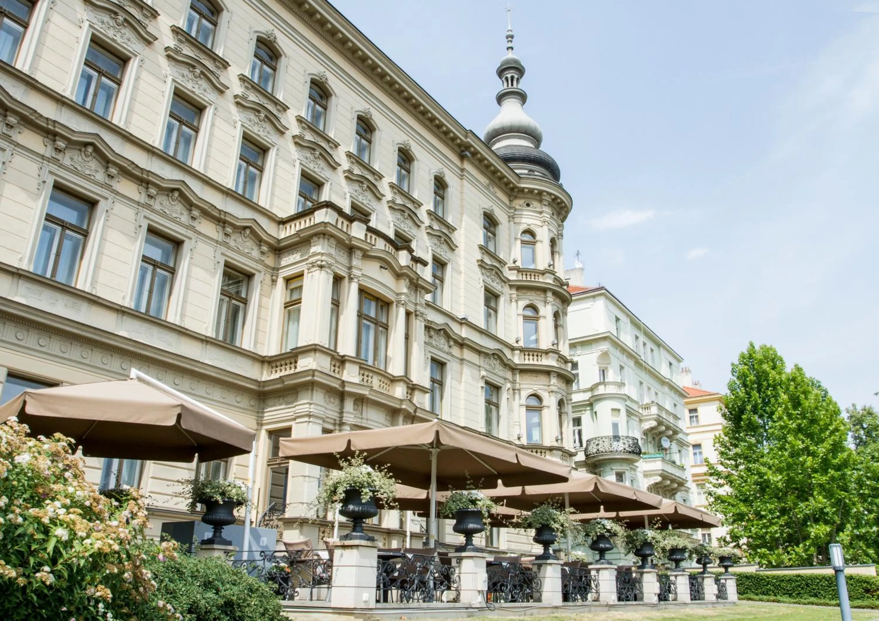 Property building in Le Palais Art Hotel Prague