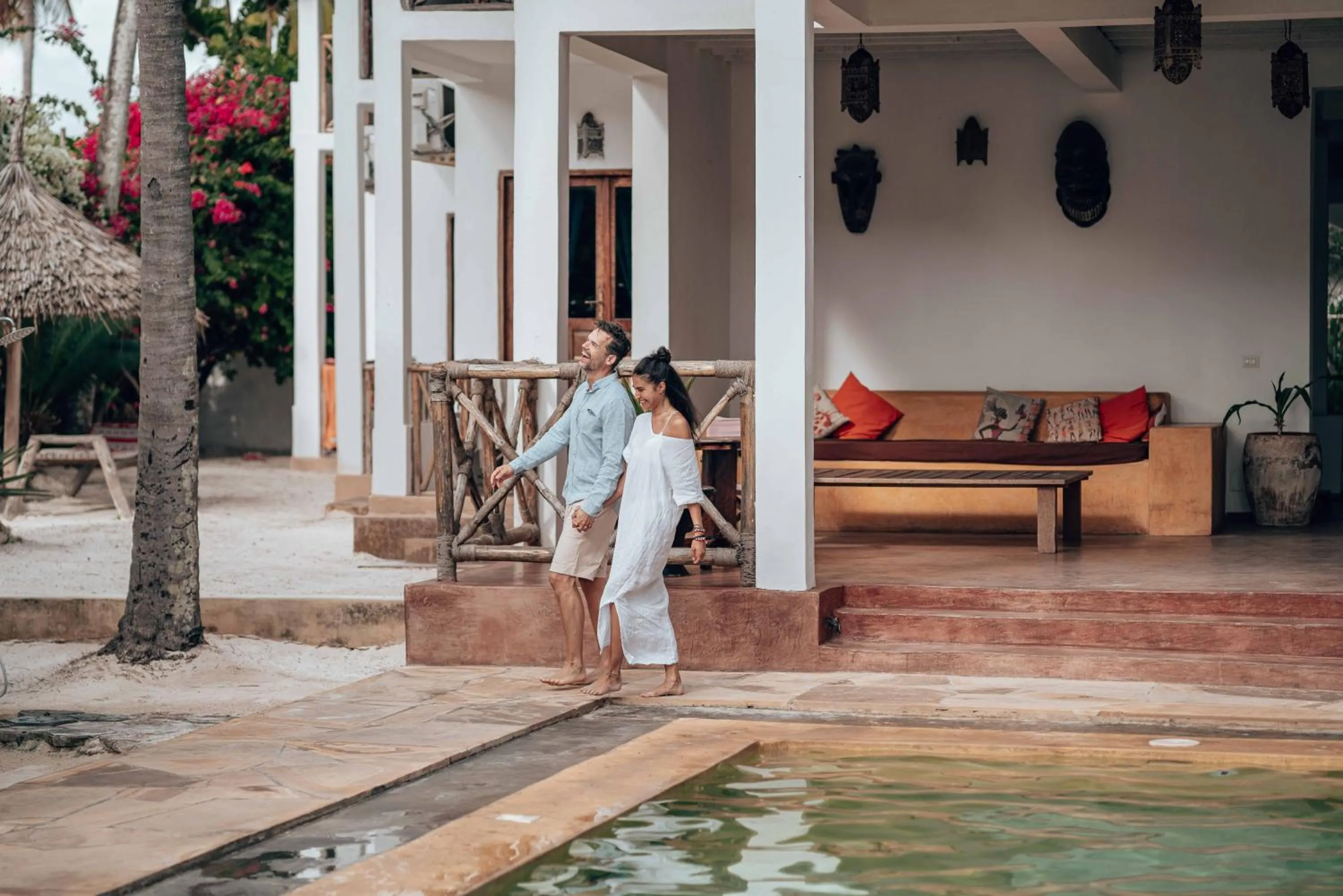 People in Sahari Zanzibar