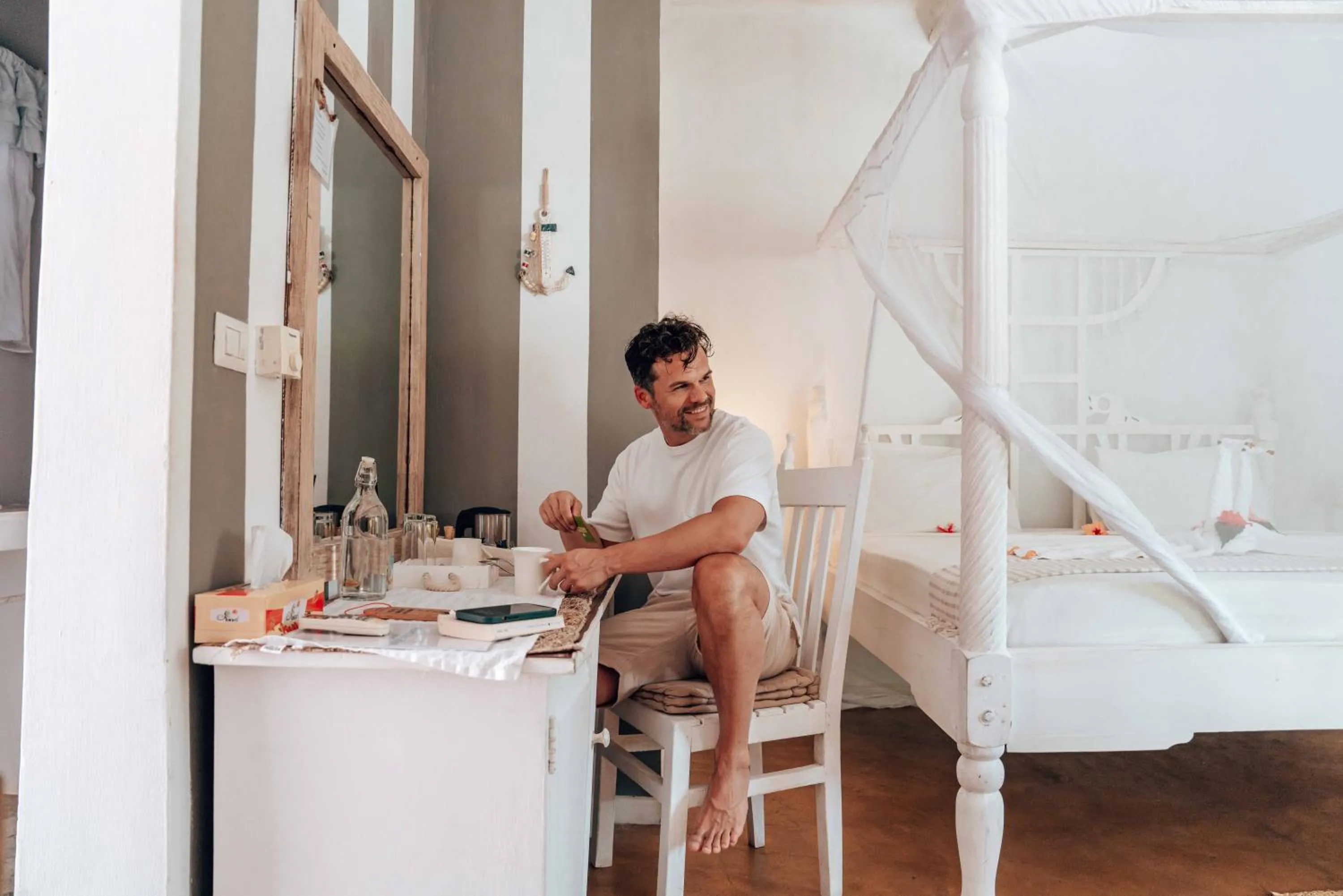 Bed in Sahari Zanzibar