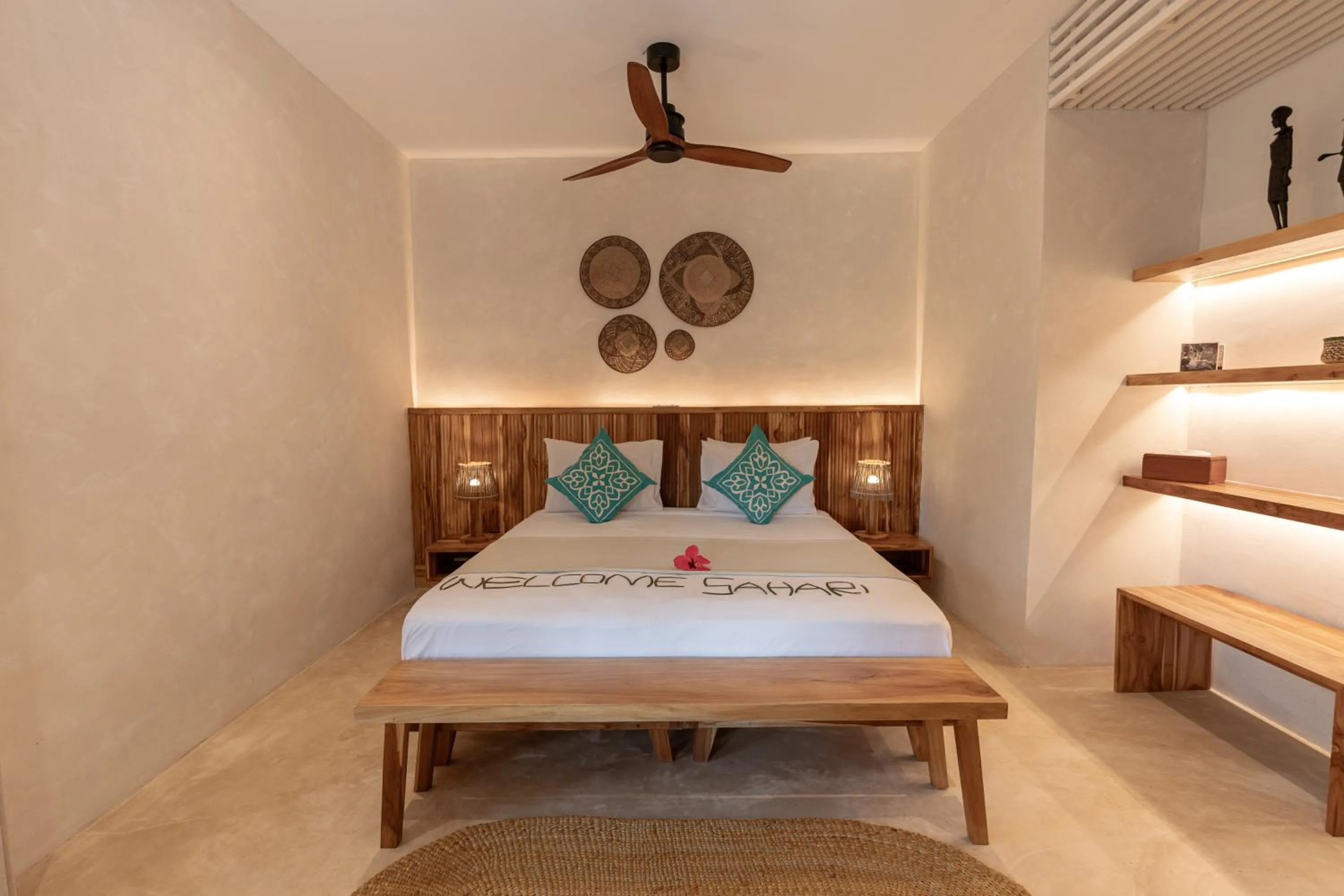 Bed in Sahari Zanzibar