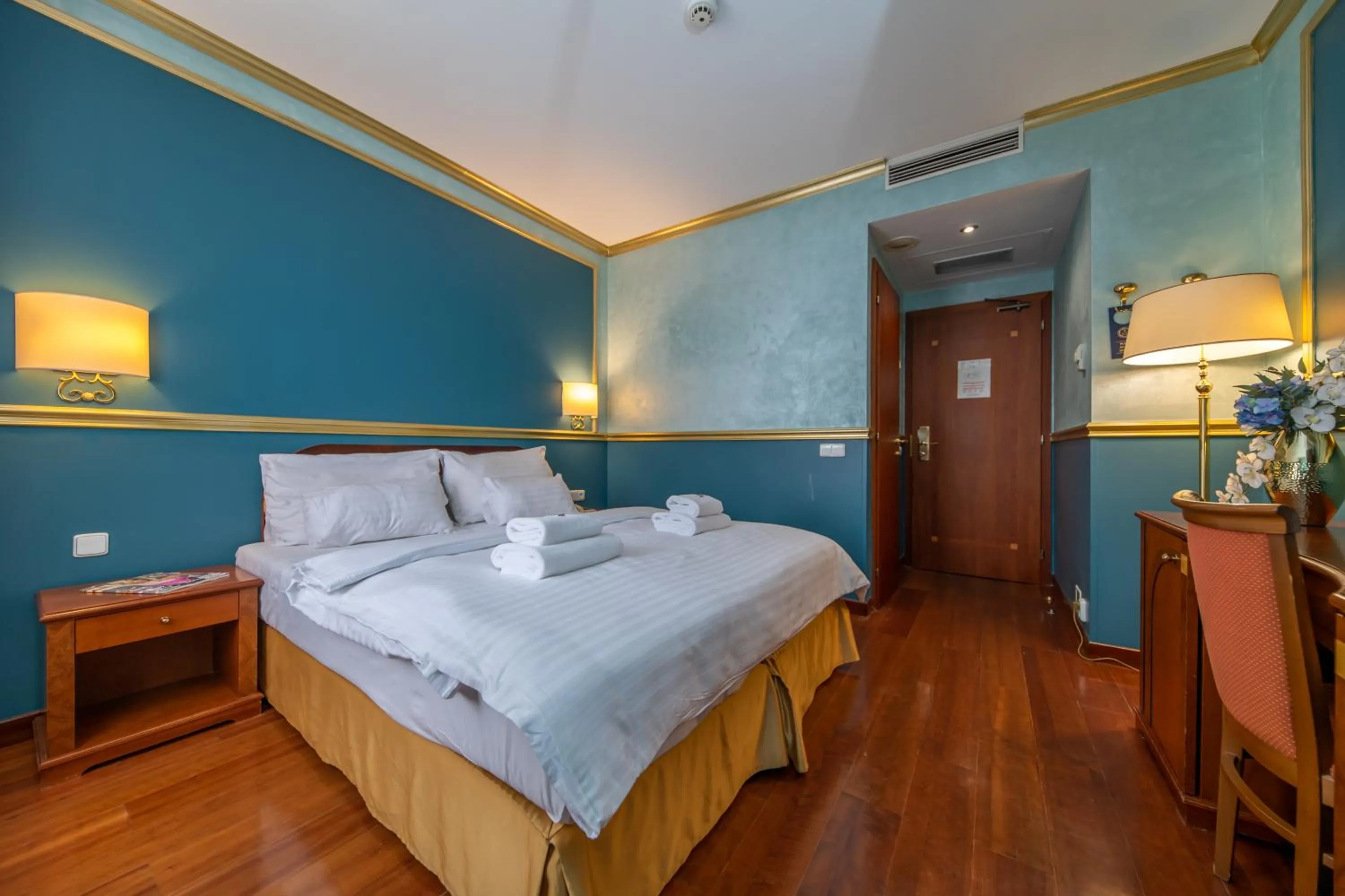 Bed in Hotel Kinsky Fountain