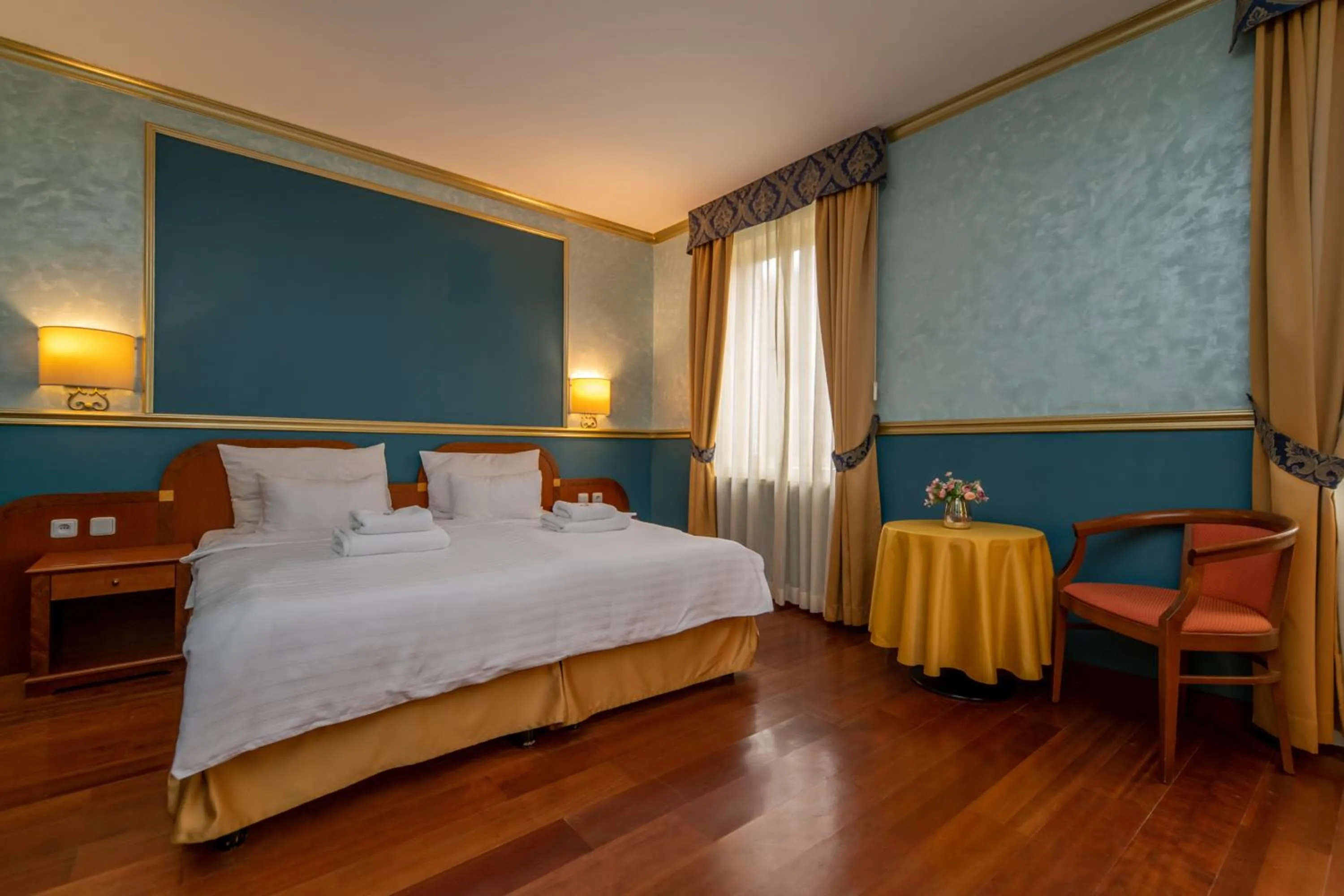 Bed in Hotel Kinsky Fountain