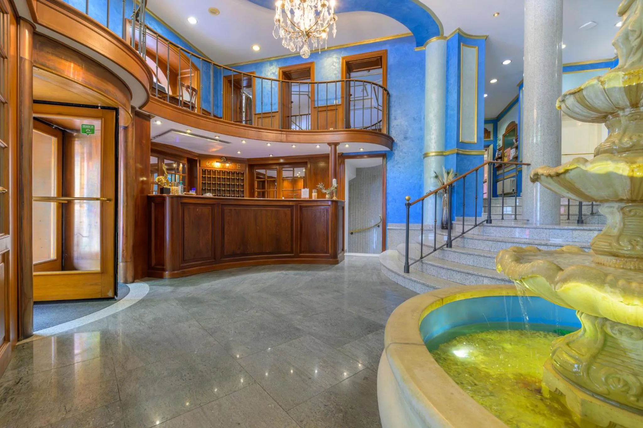 Lobby or reception in Hotel Kinsky Fountain