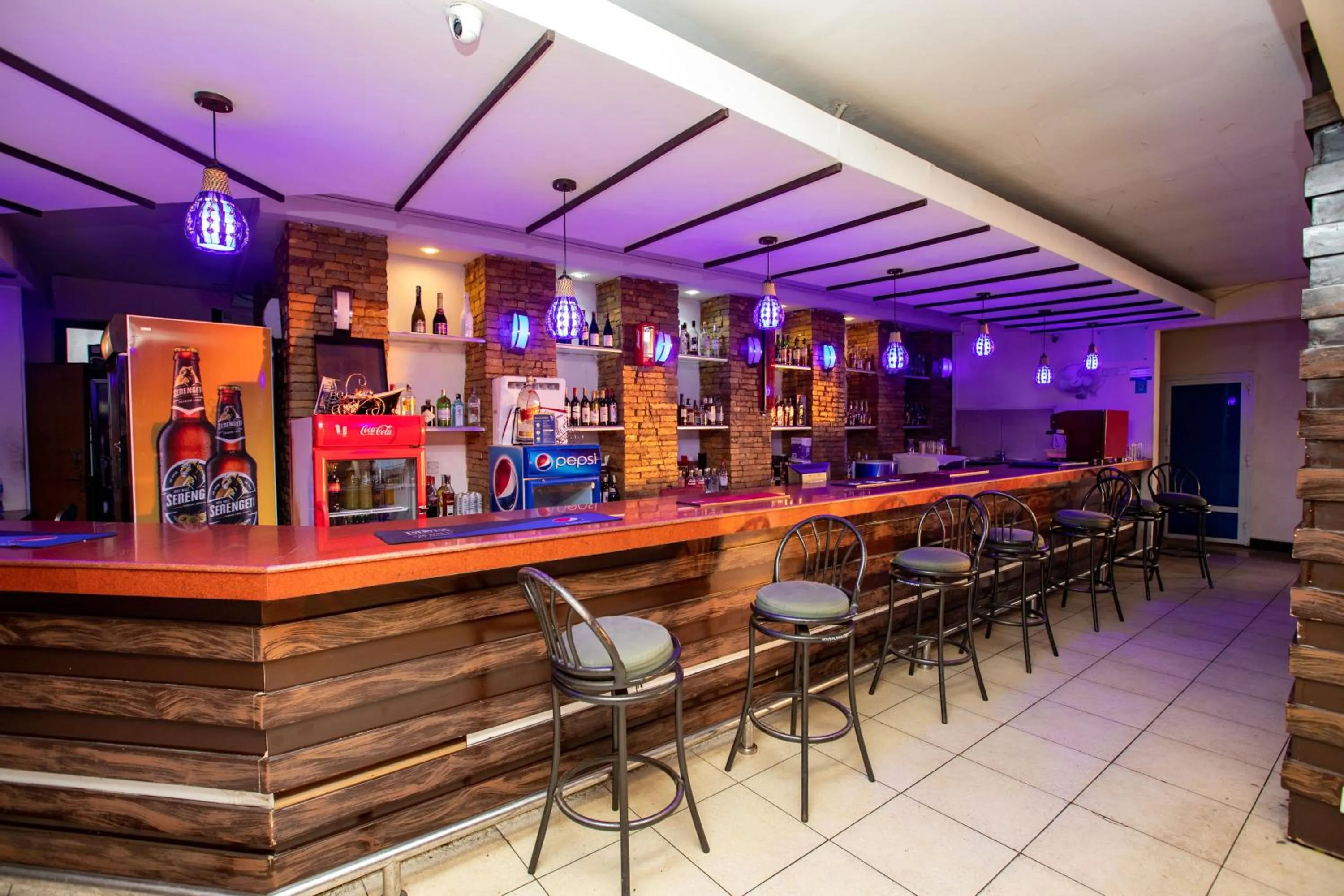 Communal lounge/ TV room in Gold Crest Hotel