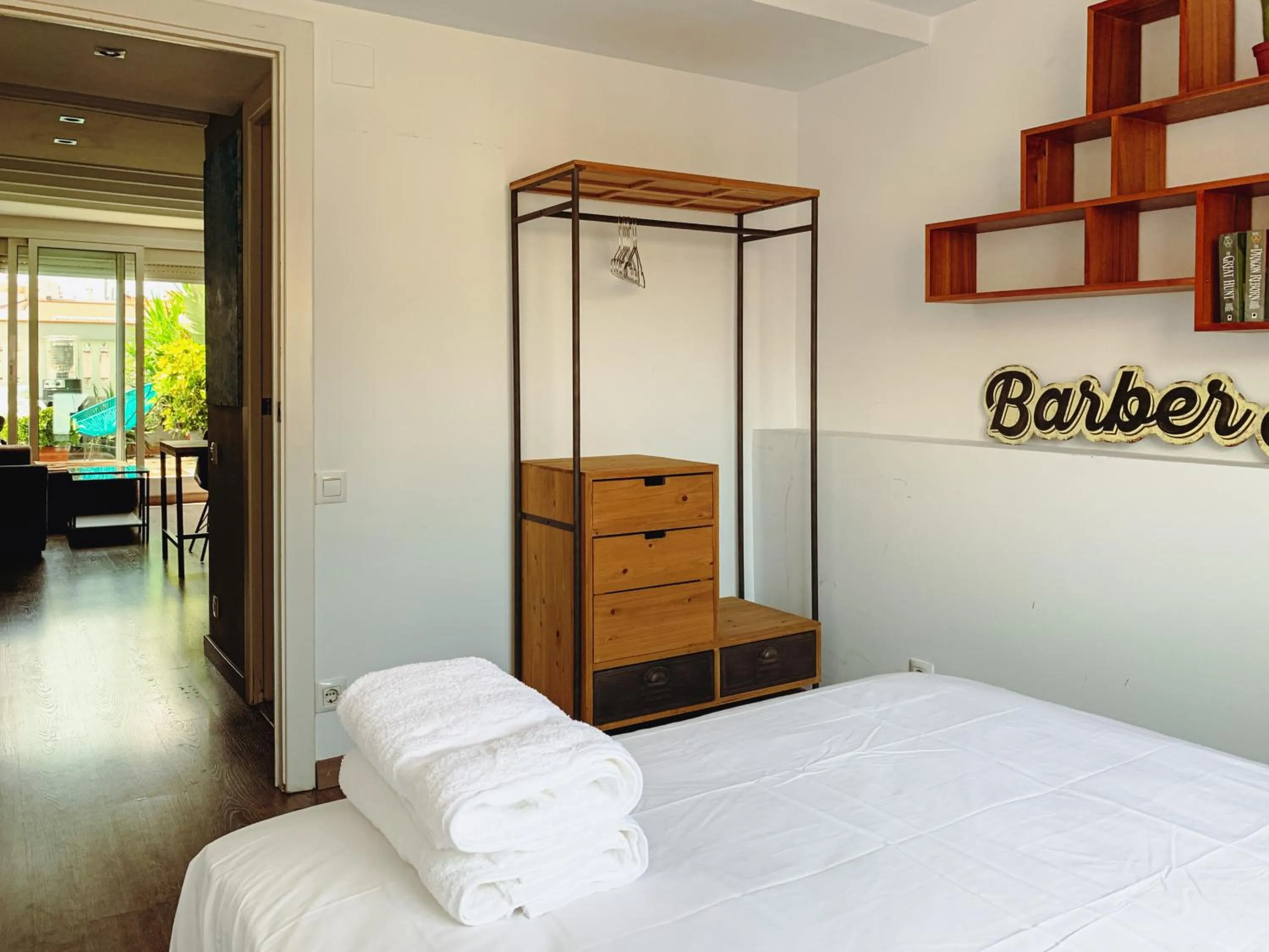 Bed in Incredible 2BR Penthouse with Urban Rooftop Garden