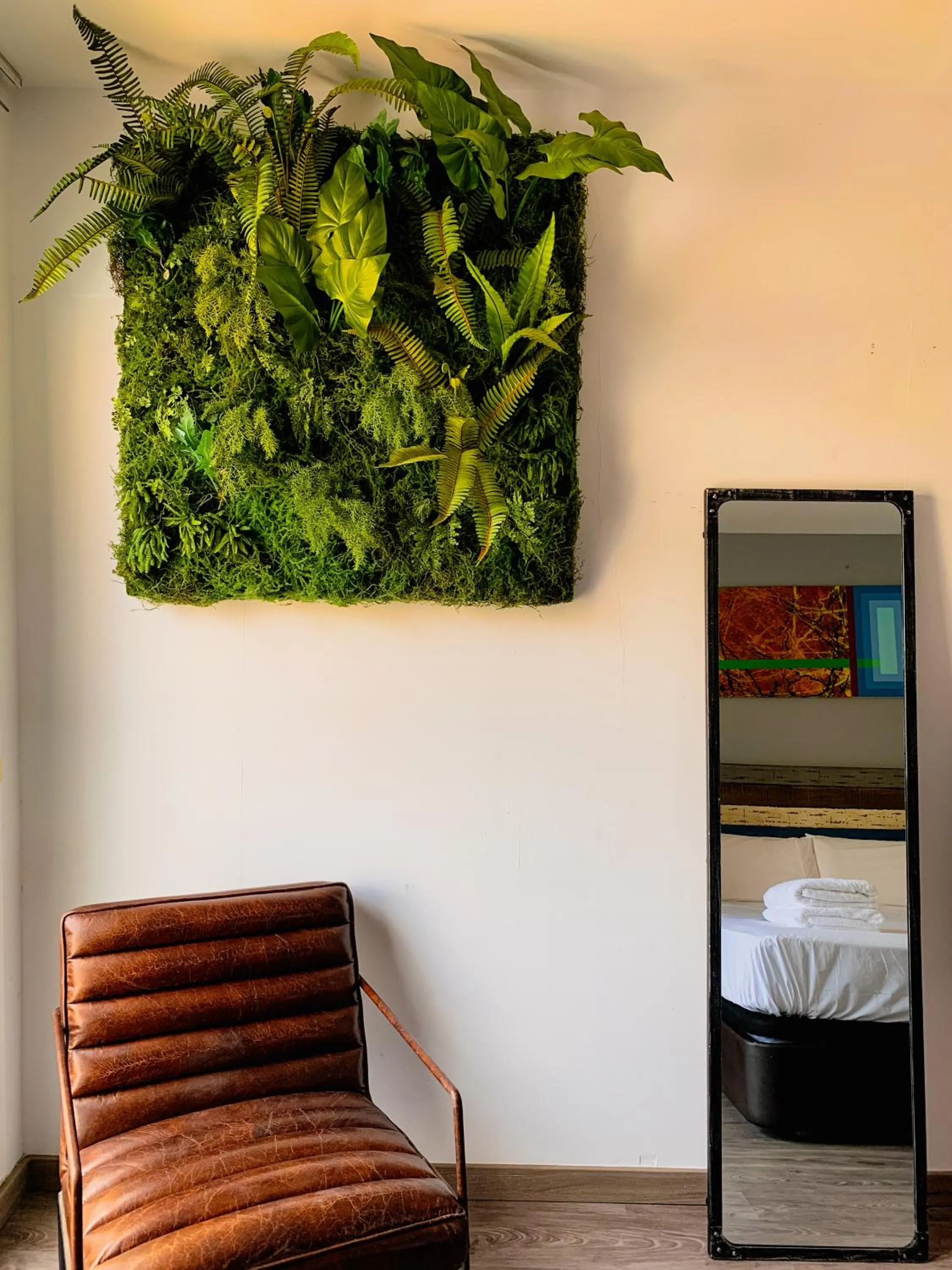 TV and multimedia in Incredible 2BR Penthouse with Urban Rooftop Garden