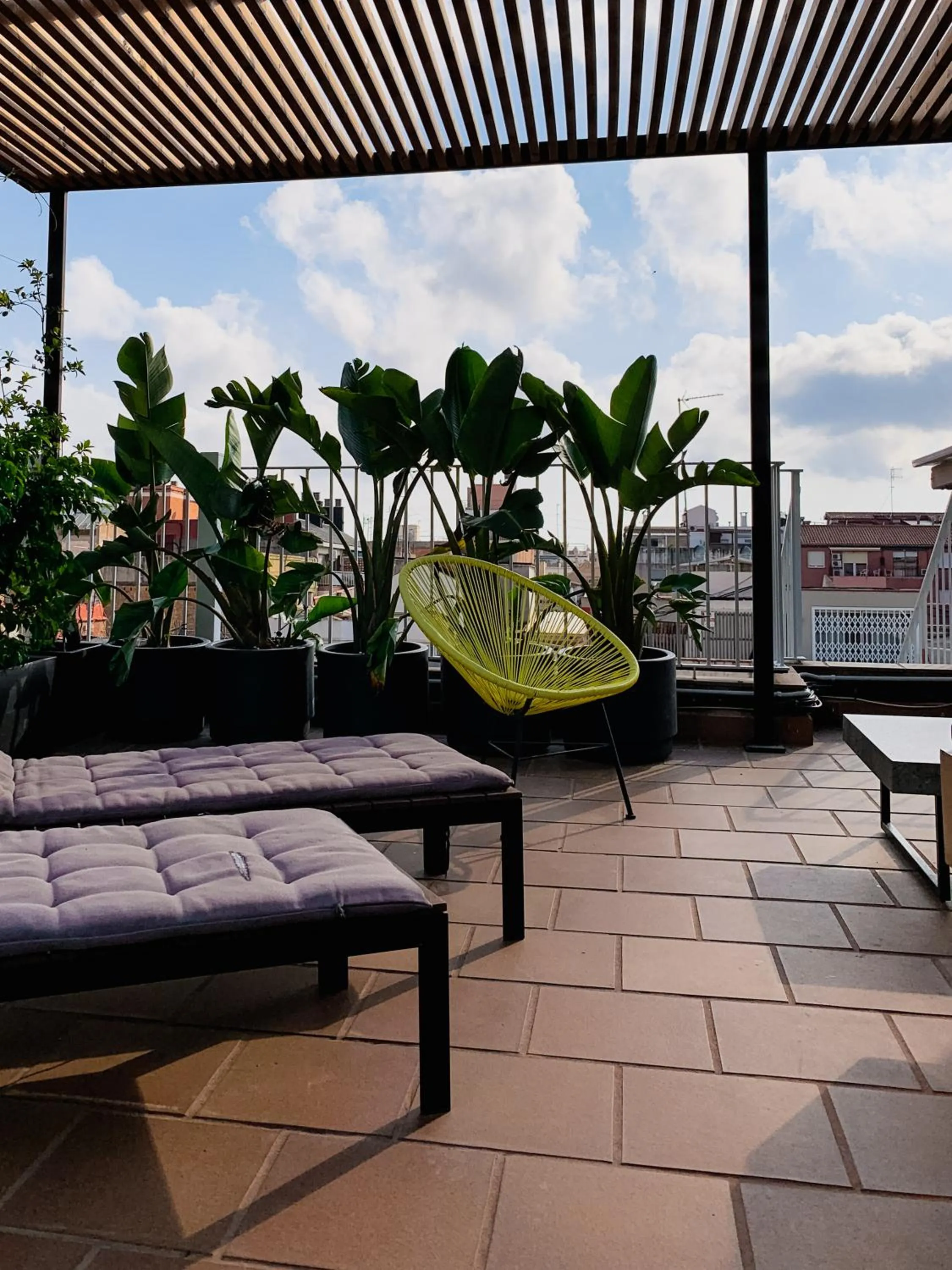 Balcony/Terrace in Incredible 2BR Penthouse with Urban Rooftop Garden