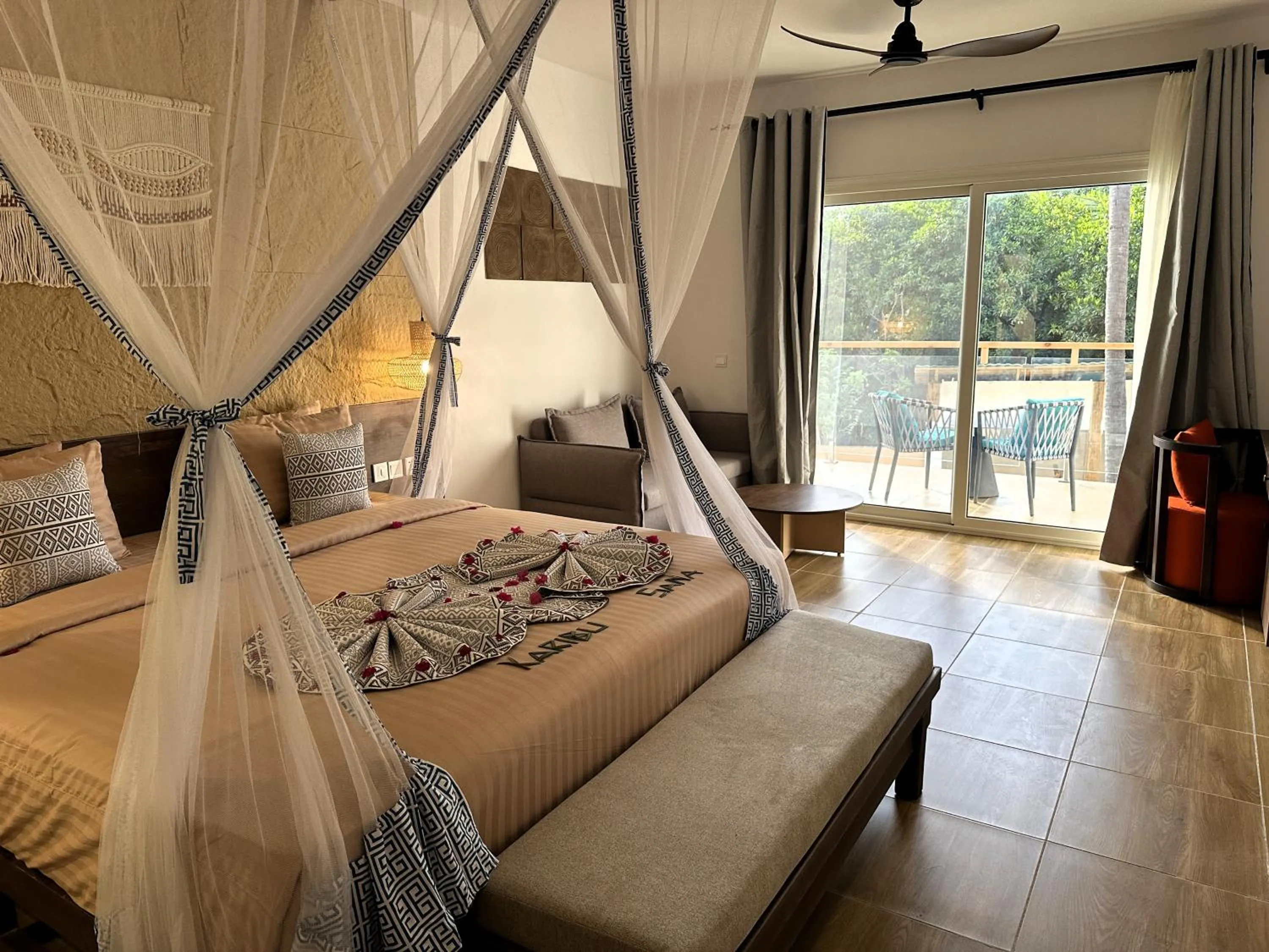 Photo of the whole room, Bed in Reef & Beach Resort - Spa Jambiani