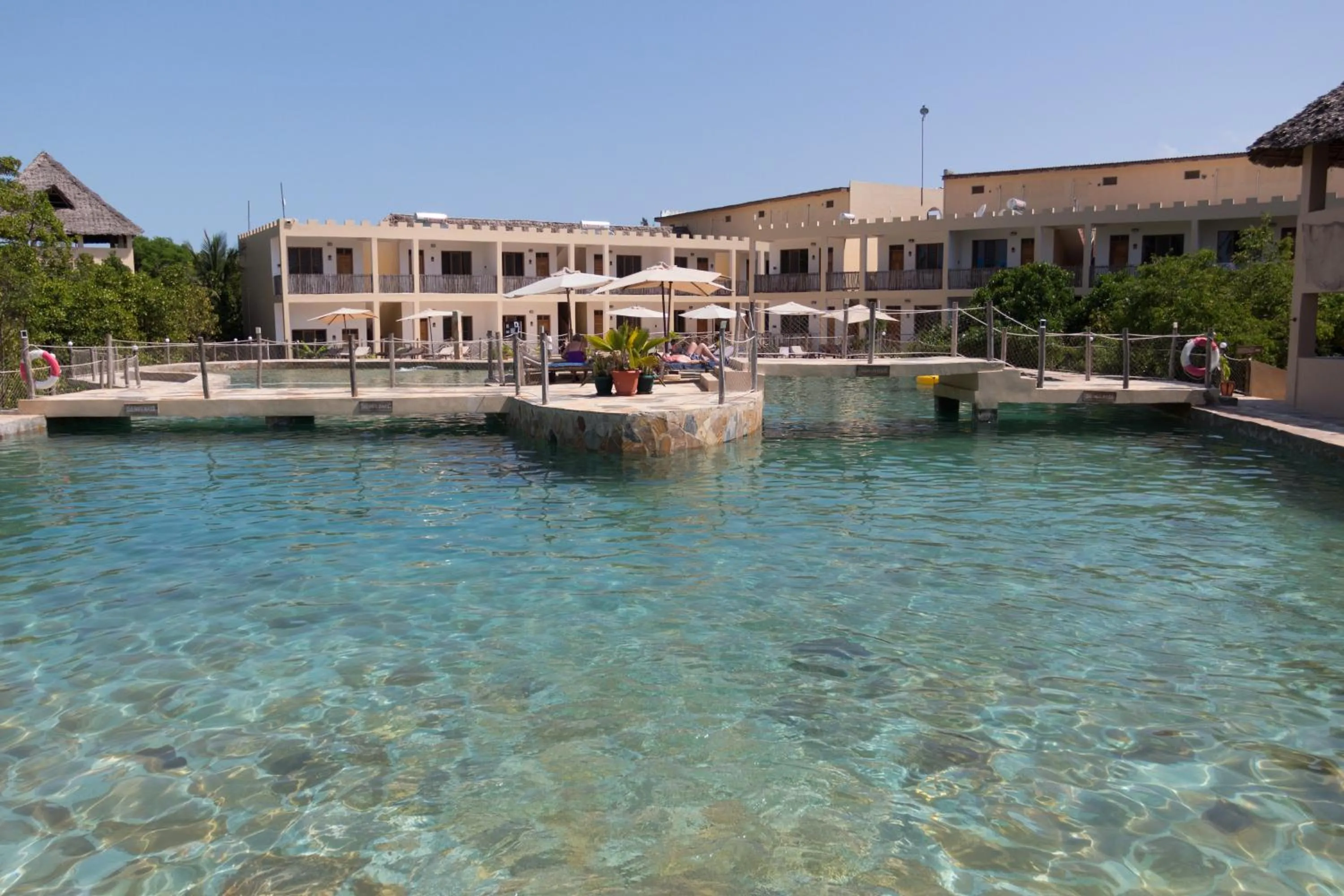 Pool view in Reef & Beach Resort - Spa Jambiani