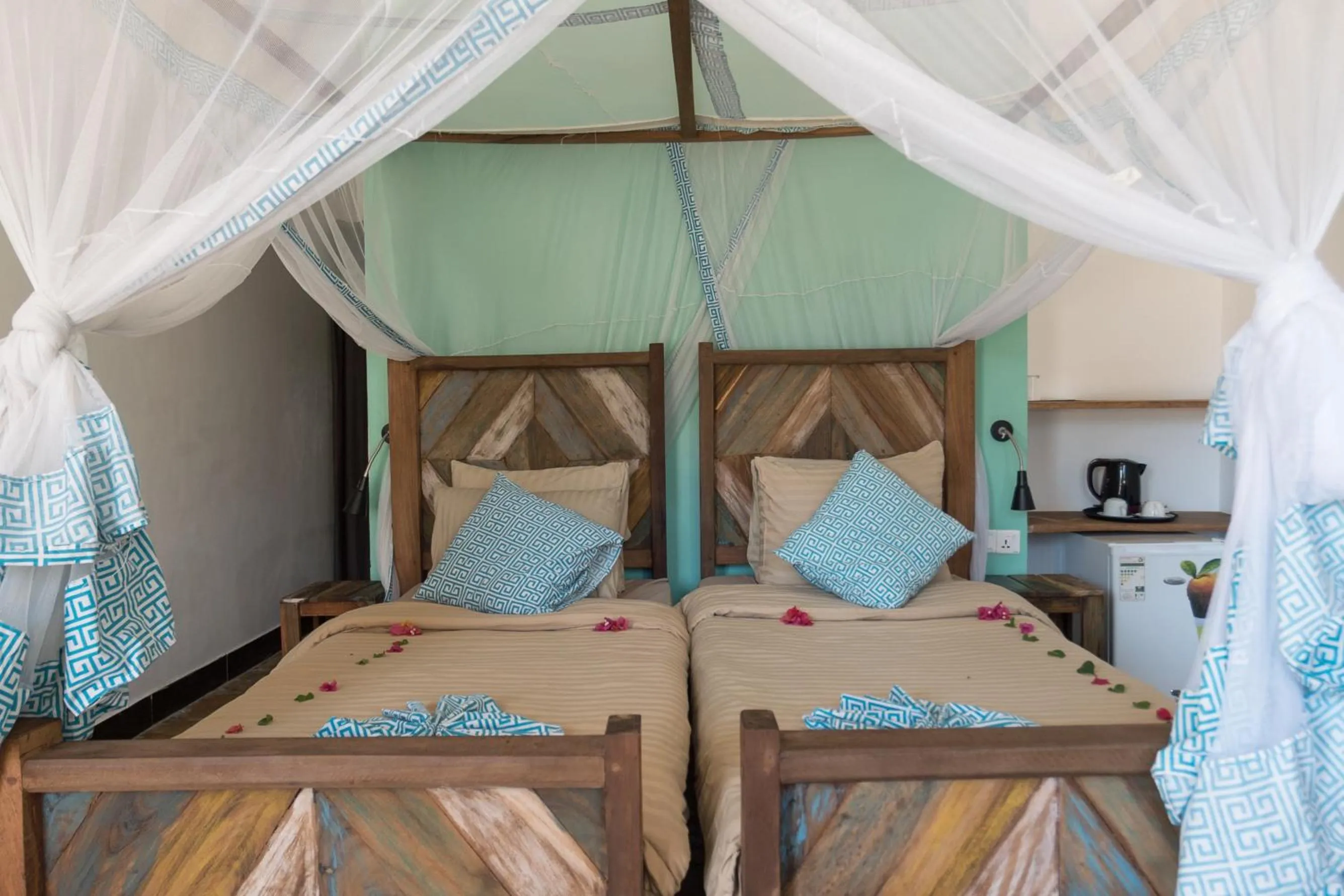 Bed in Reef & Beach Resort - Spa Jambiani