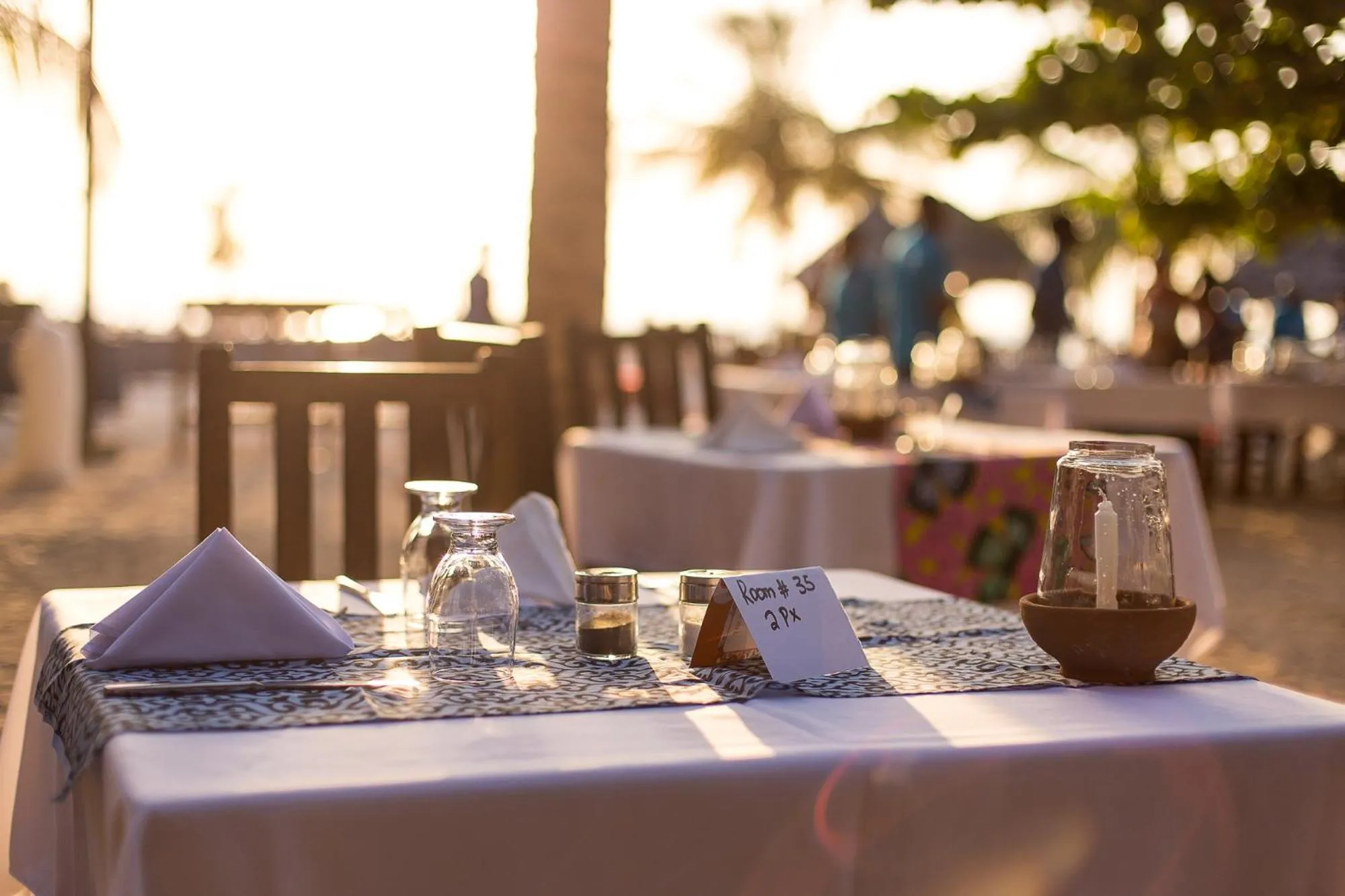 Restaurant/places to eat in Sunset Kendwa Beach Hotel