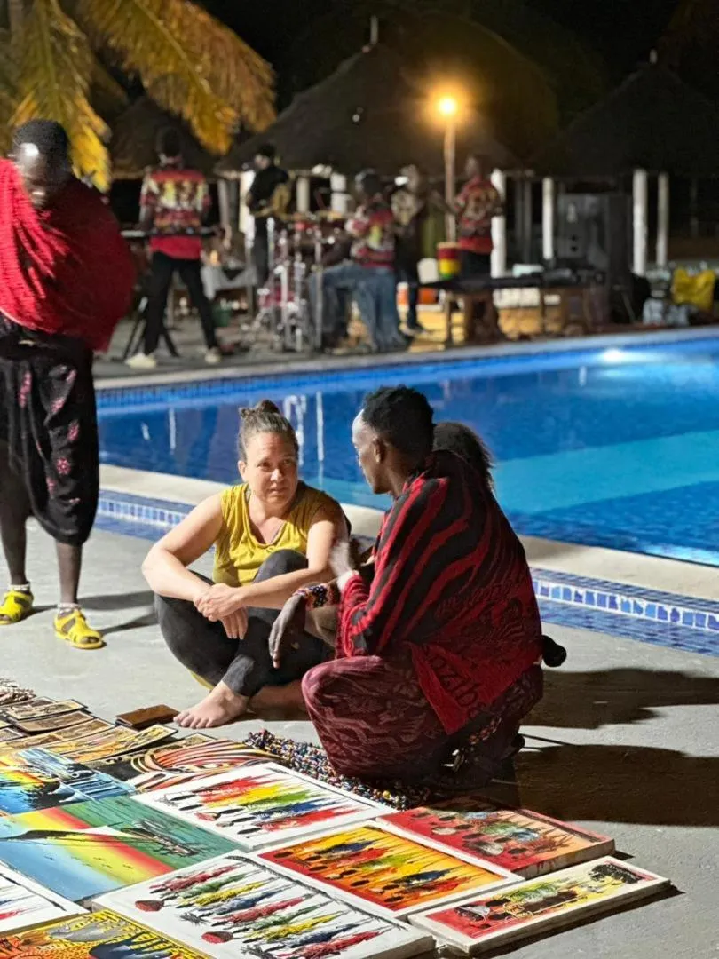 People in Sunset Kendwa Beach Hotel