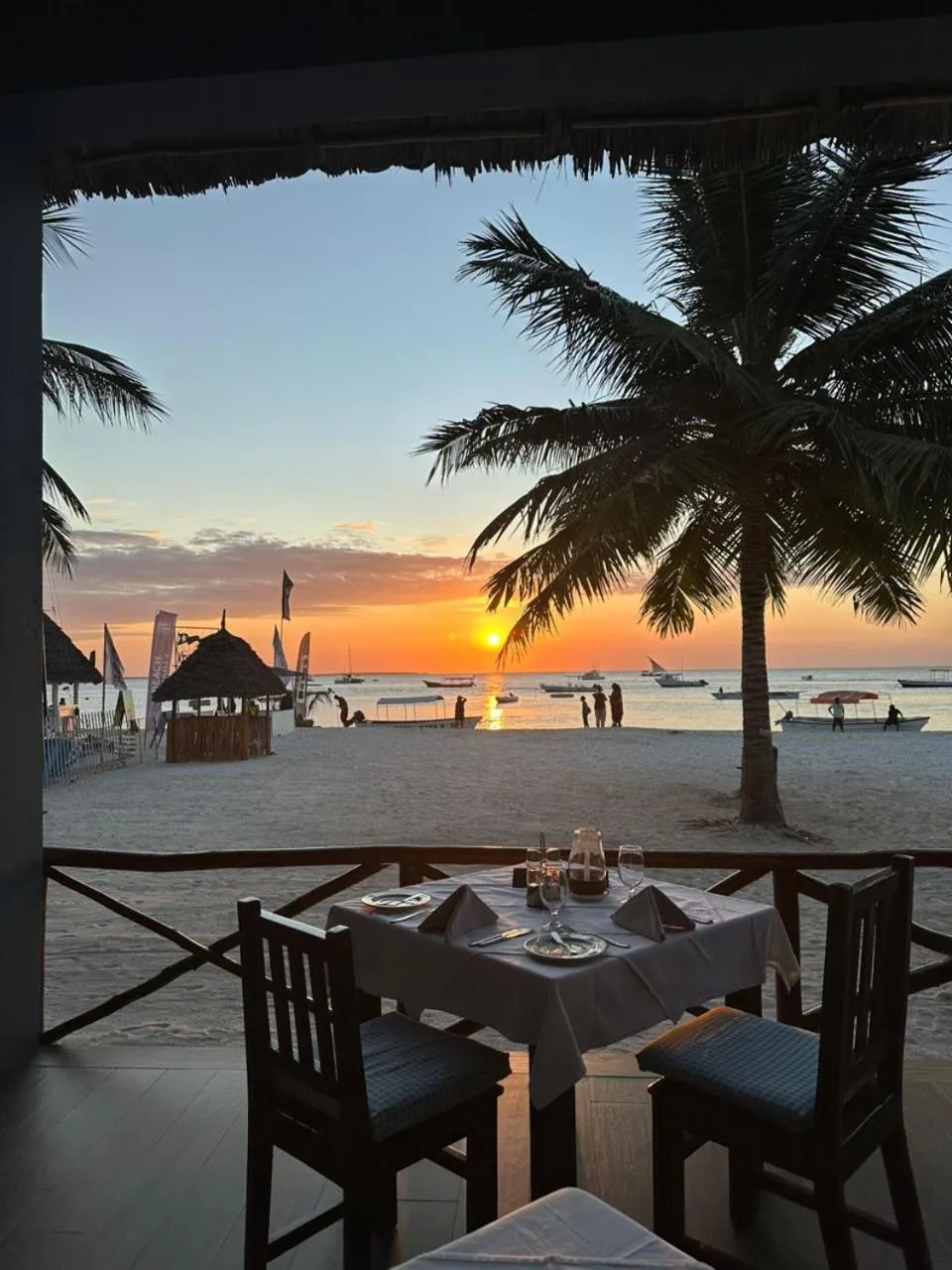Dining area in Sunset Kendwa Beach Hotel