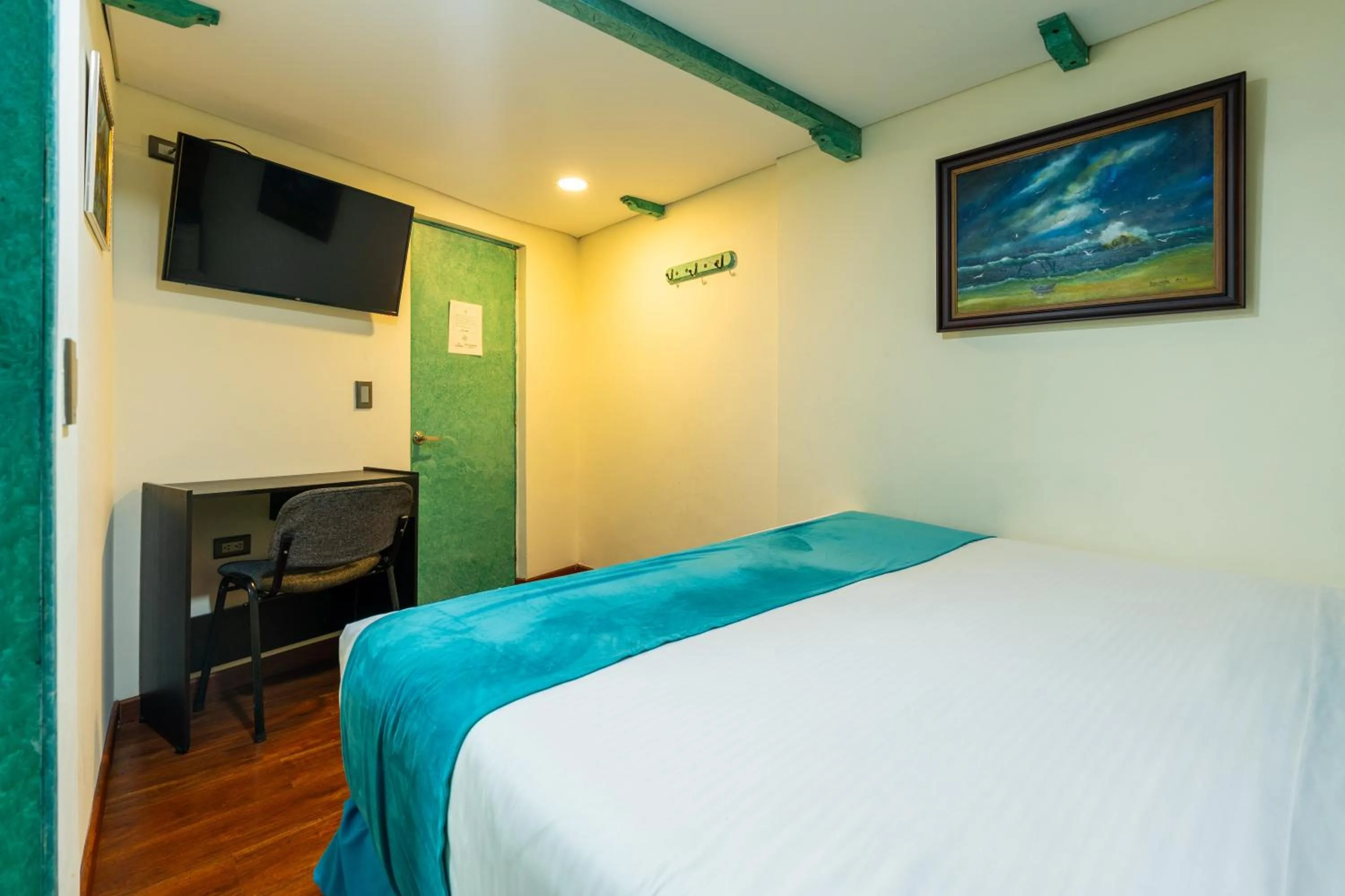 Bed in Hotel Casa Antigua