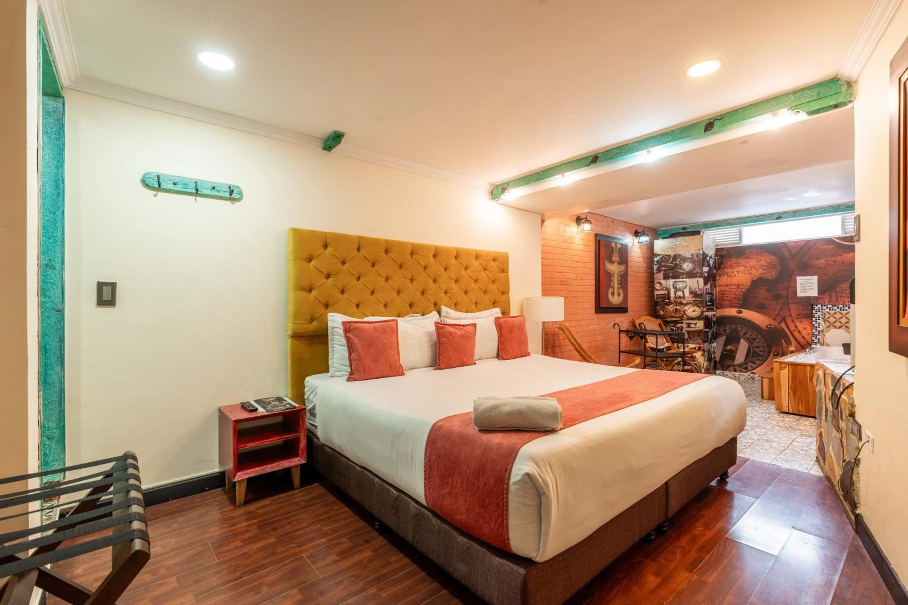 Bed in Hotel Casa Antigua