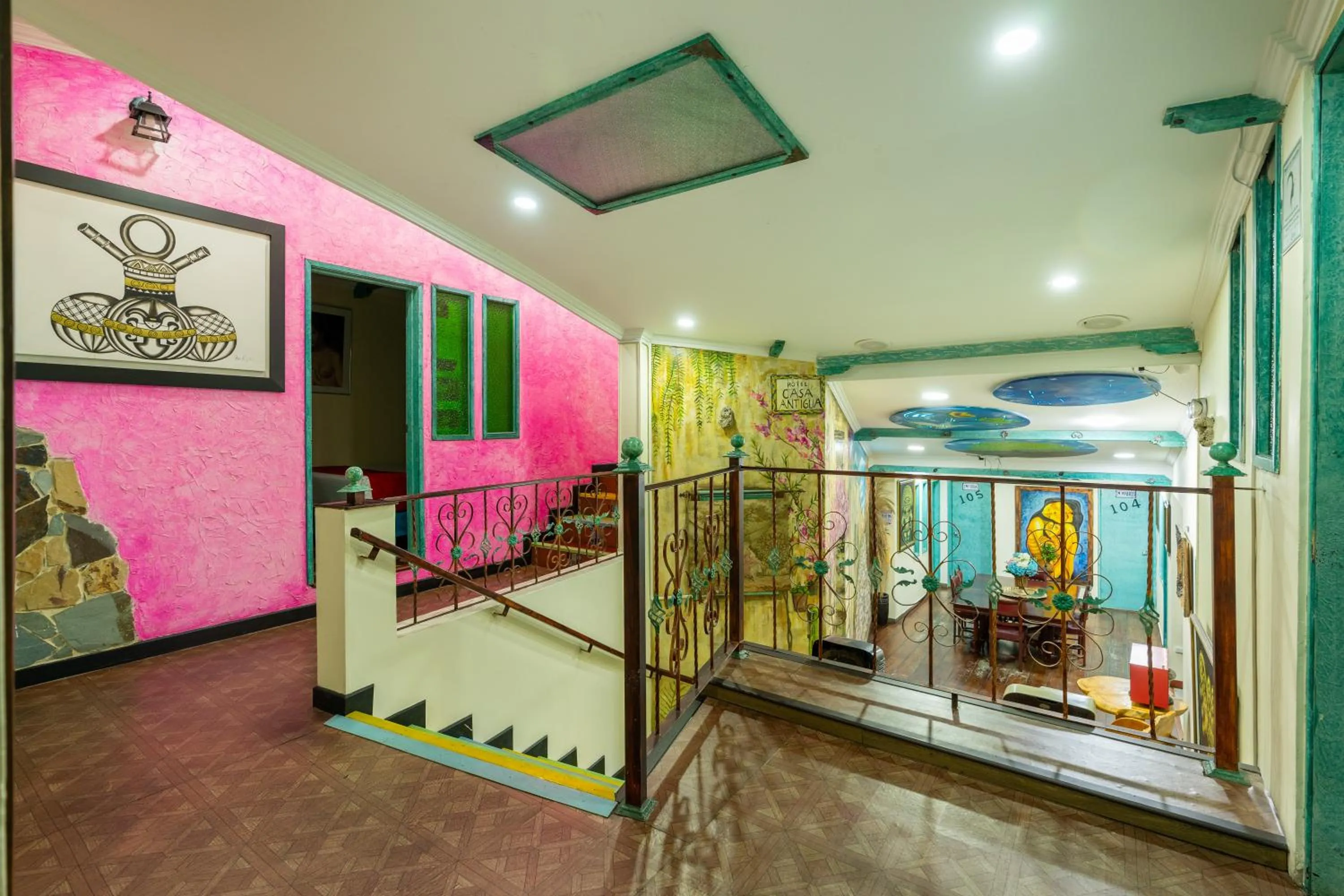 Dining area in Hotel Casa Antigua