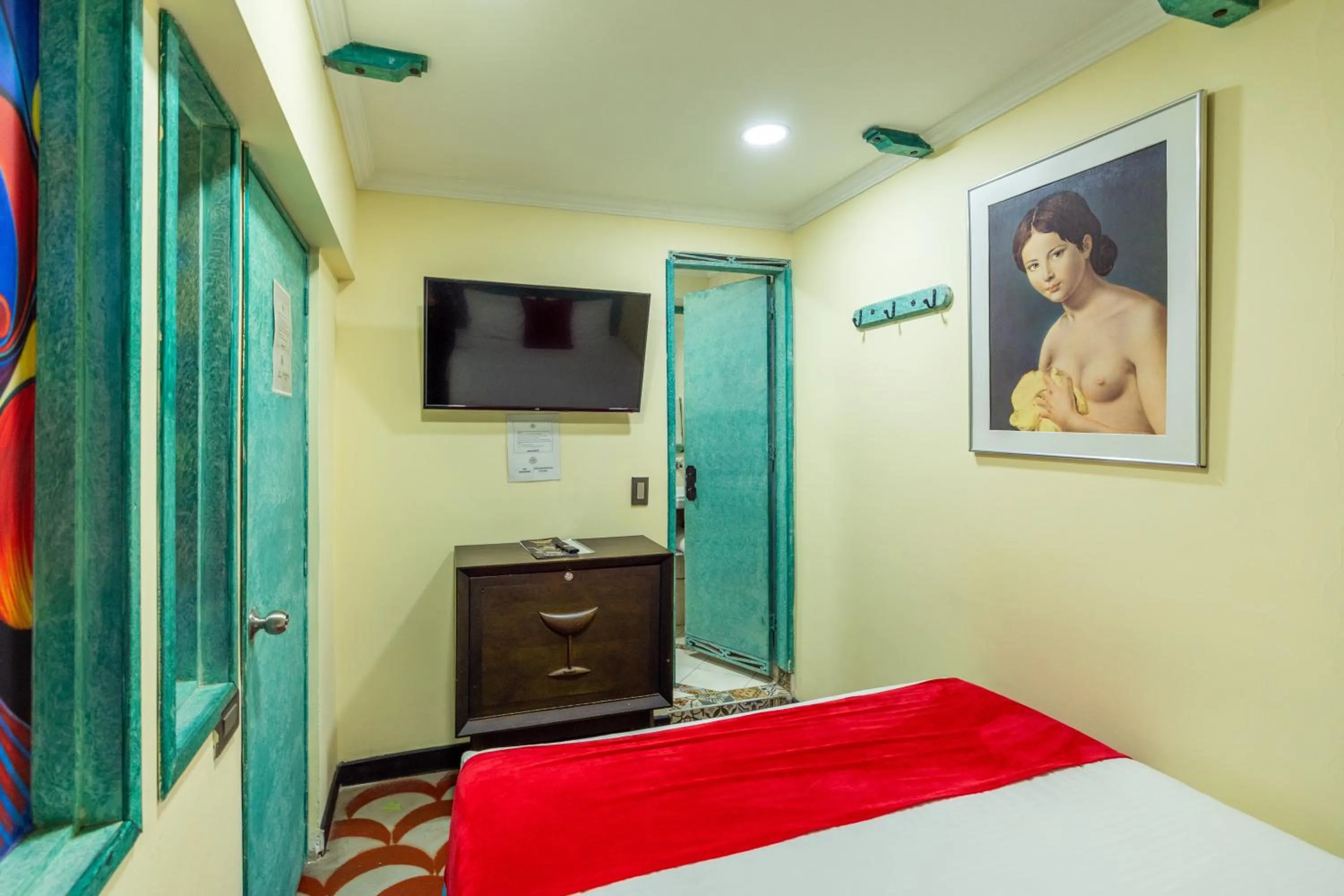 Bed in Hotel Casa Antigua