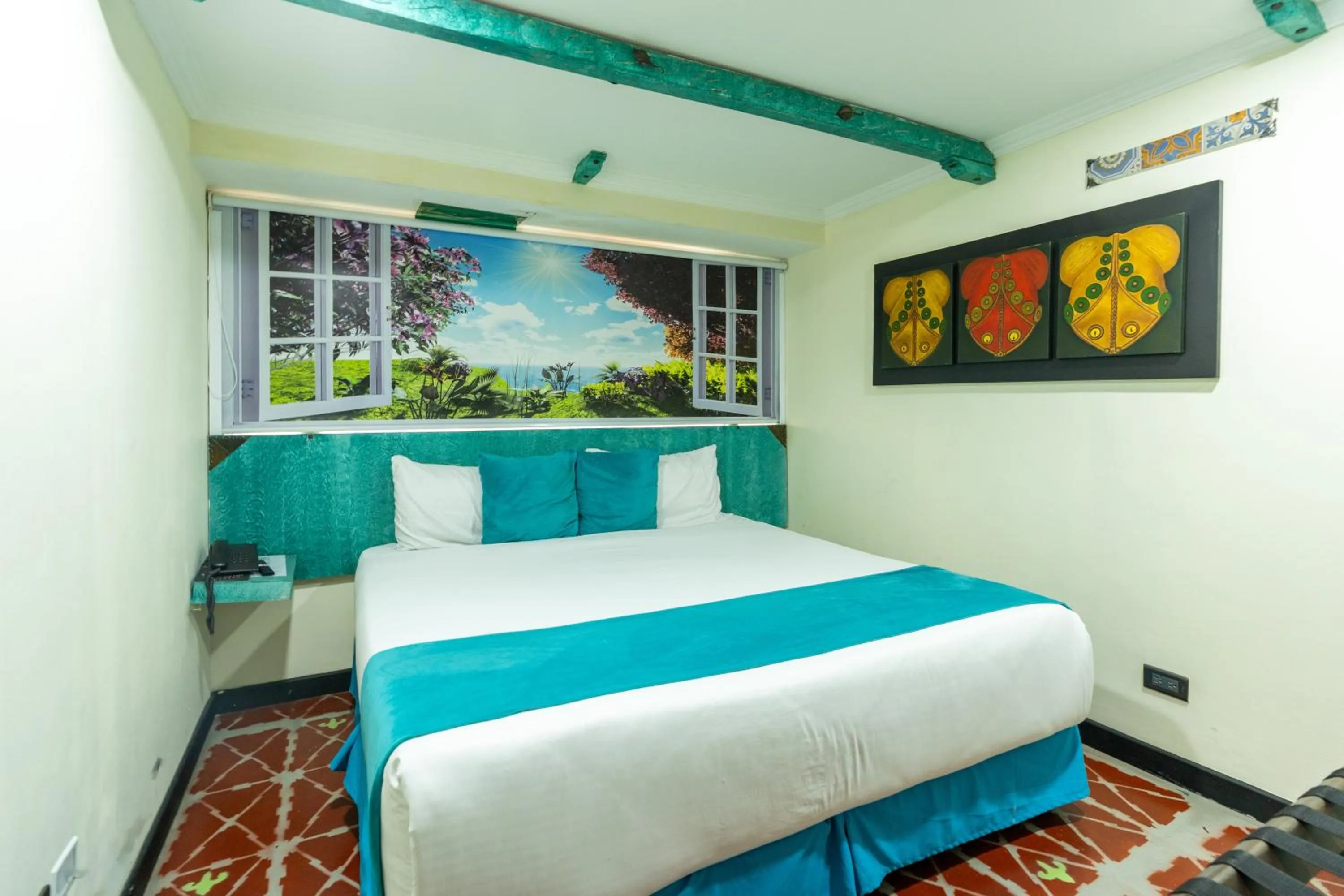 Bed in Hotel Casa Antigua