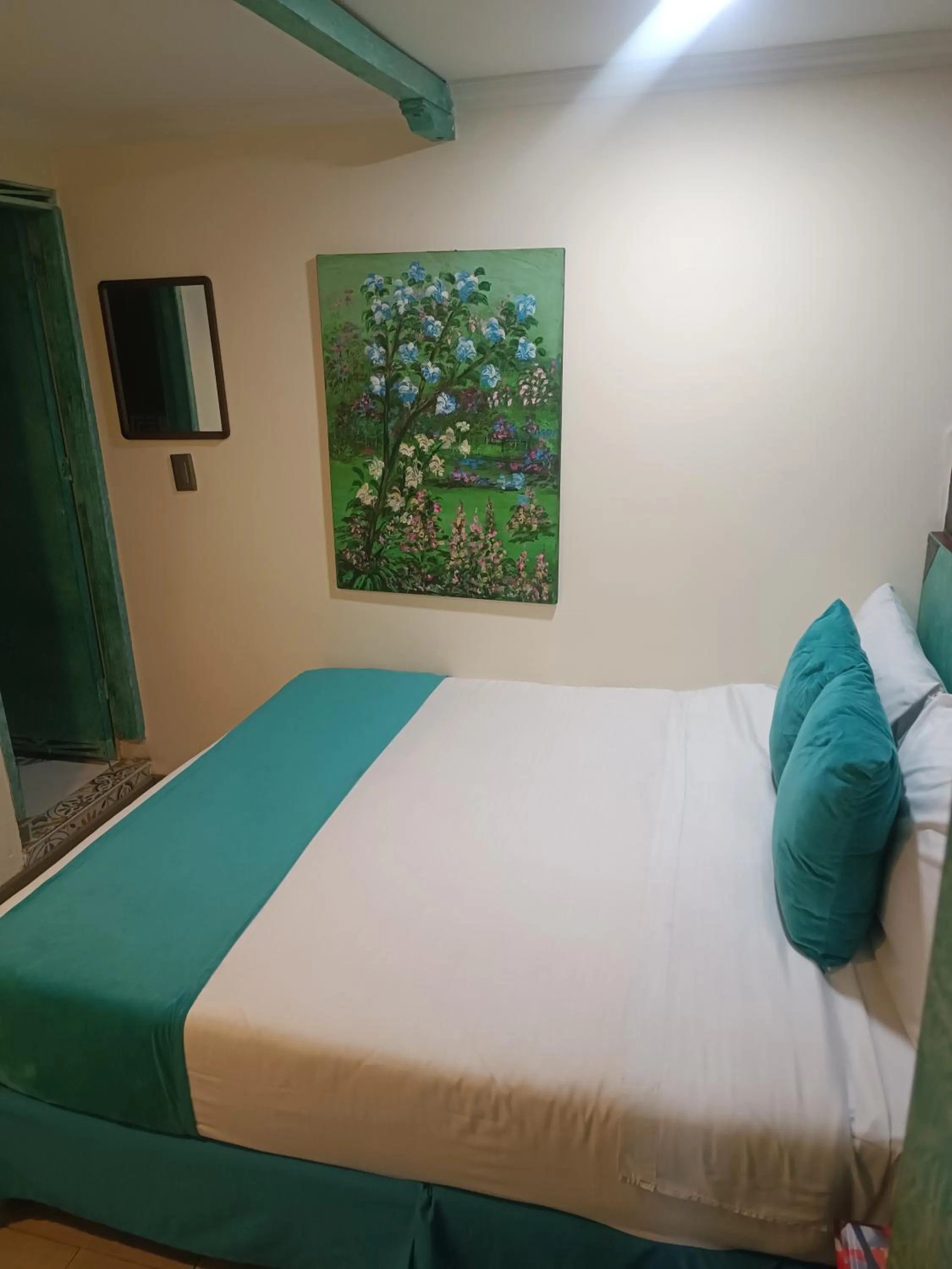 Bed in Hotel Casa Antigua