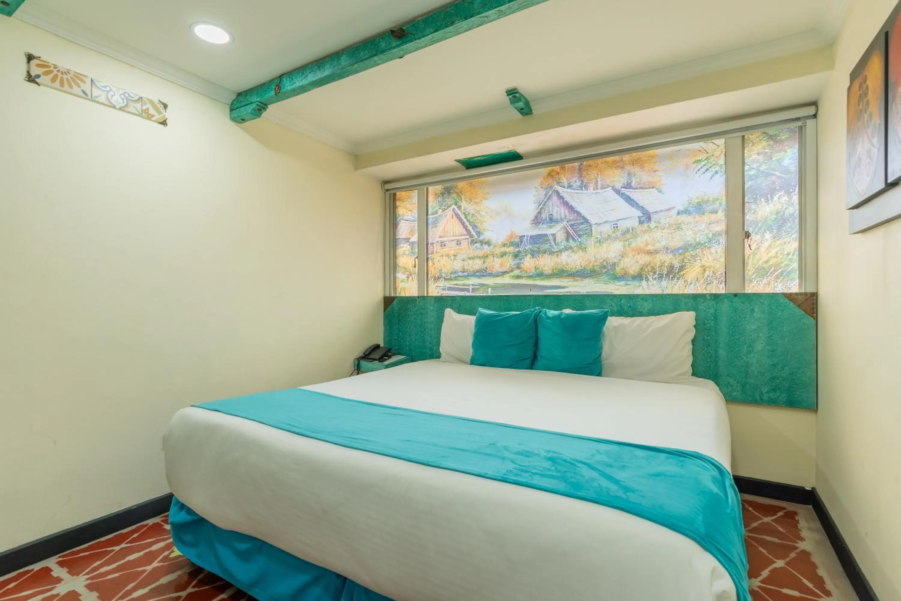 Bed in Hotel Casa Antigua