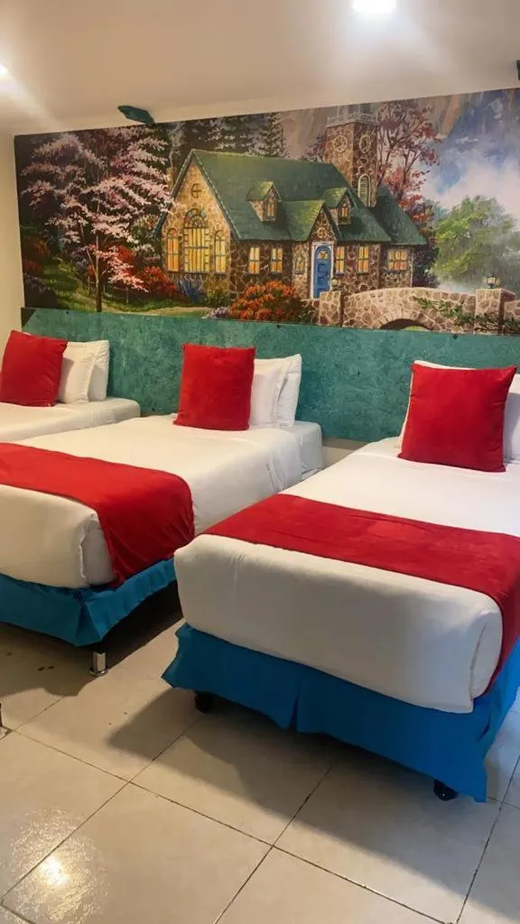 Bed in Hotel Casa Antigua