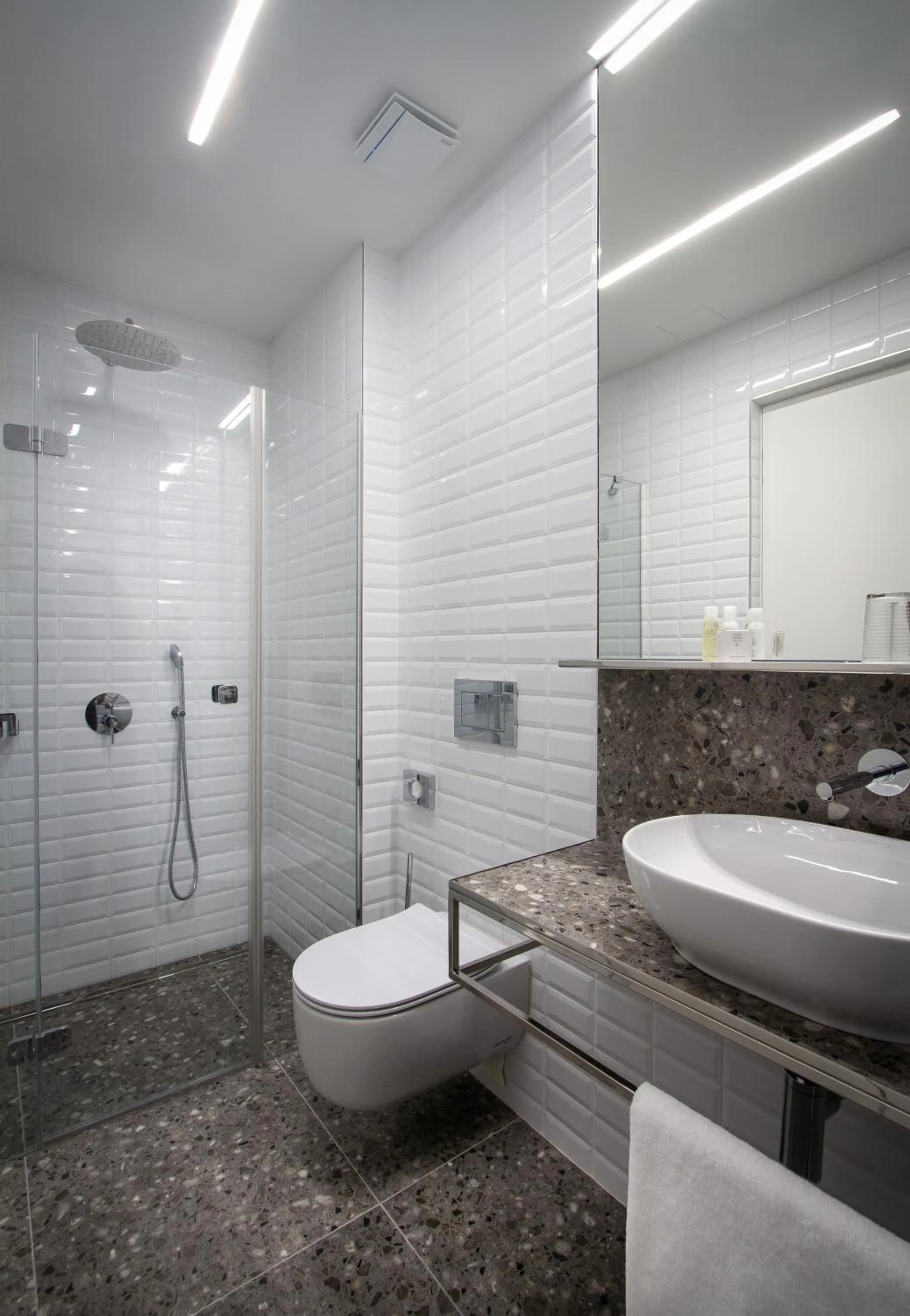 Shower in Hotel Mucha