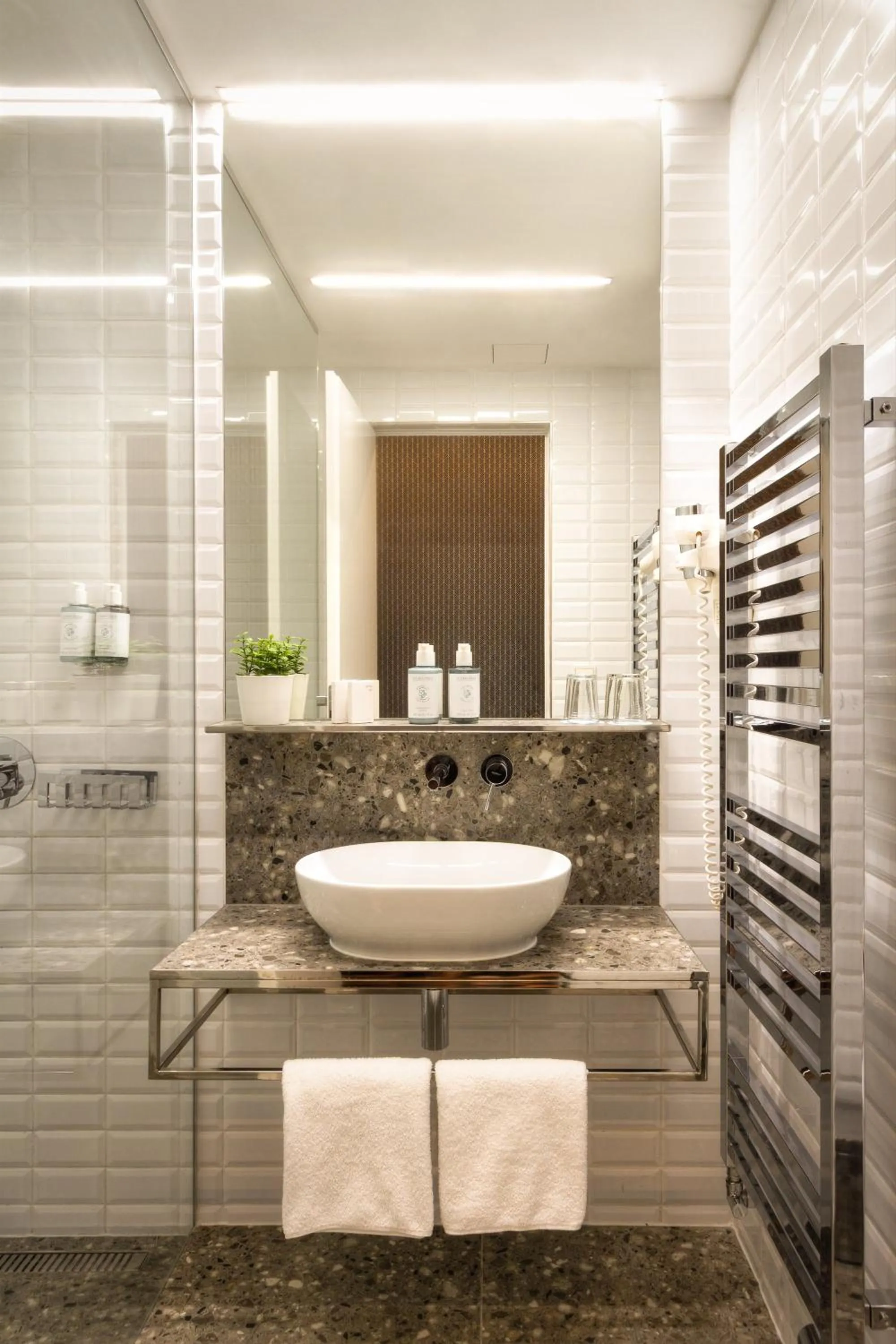 Shower in Hotel Mucha