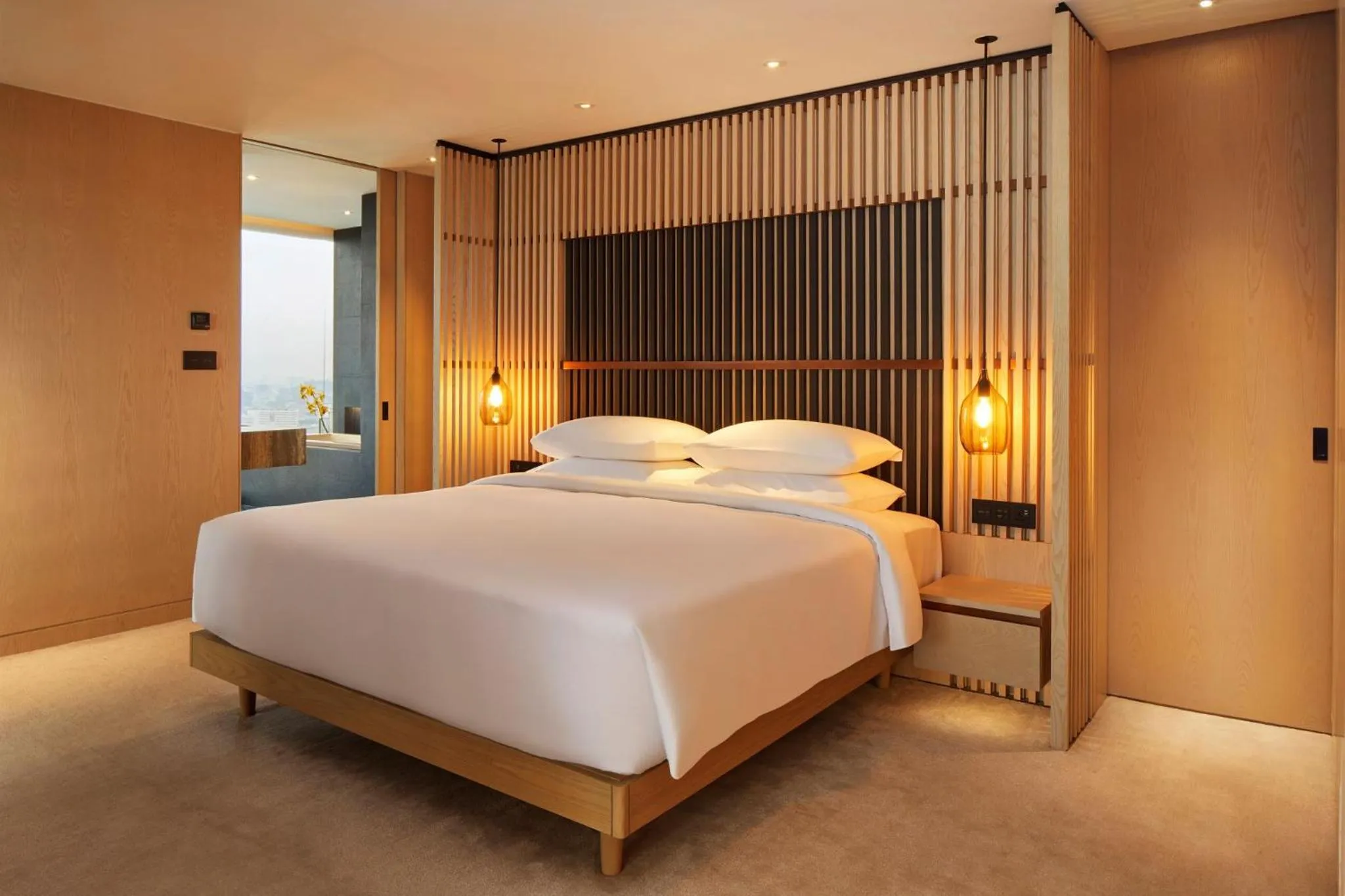 Bed in Park Hyatt Jakarta