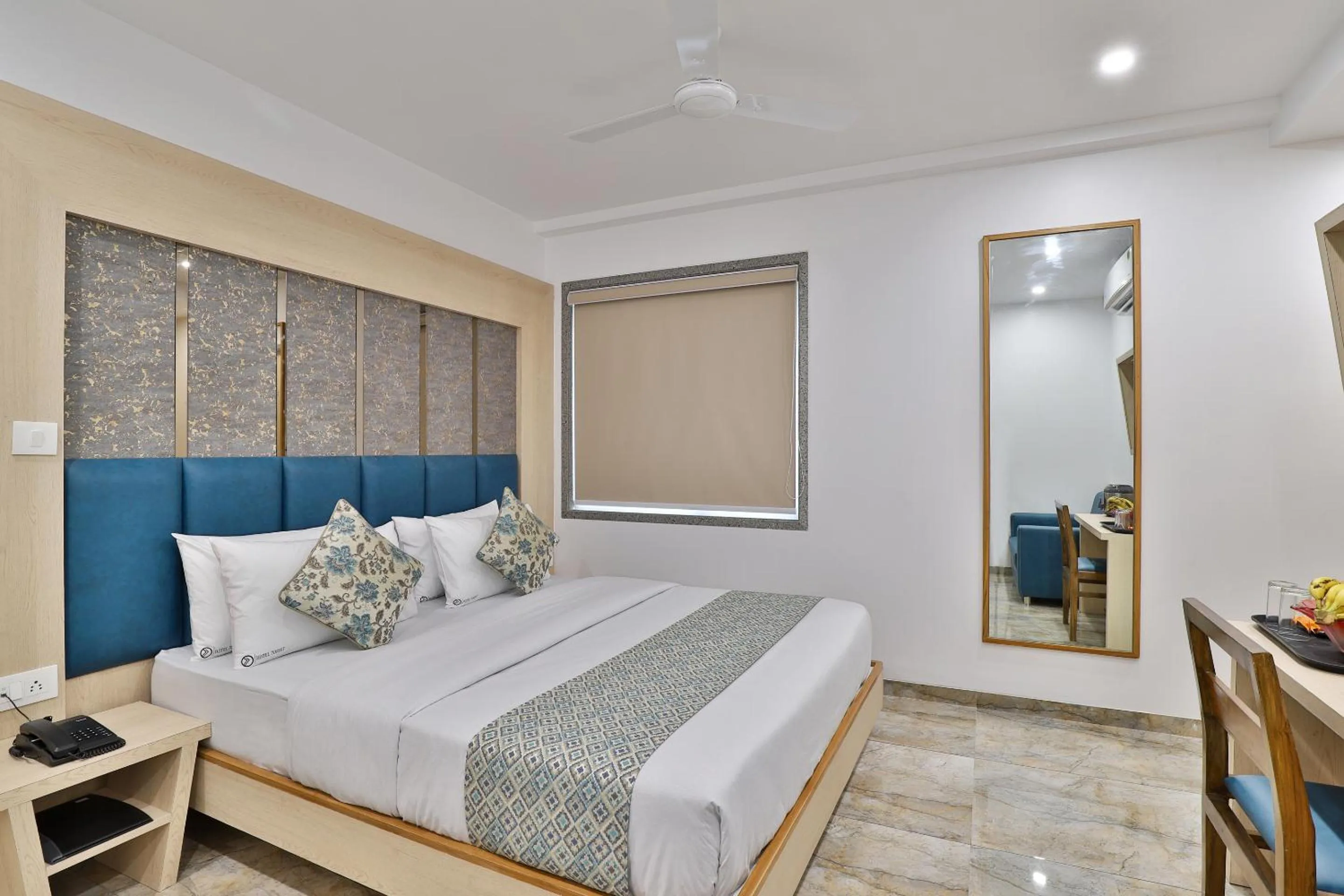 Photo of the whole room, Bed in 7 Orbit Hotel, Surat