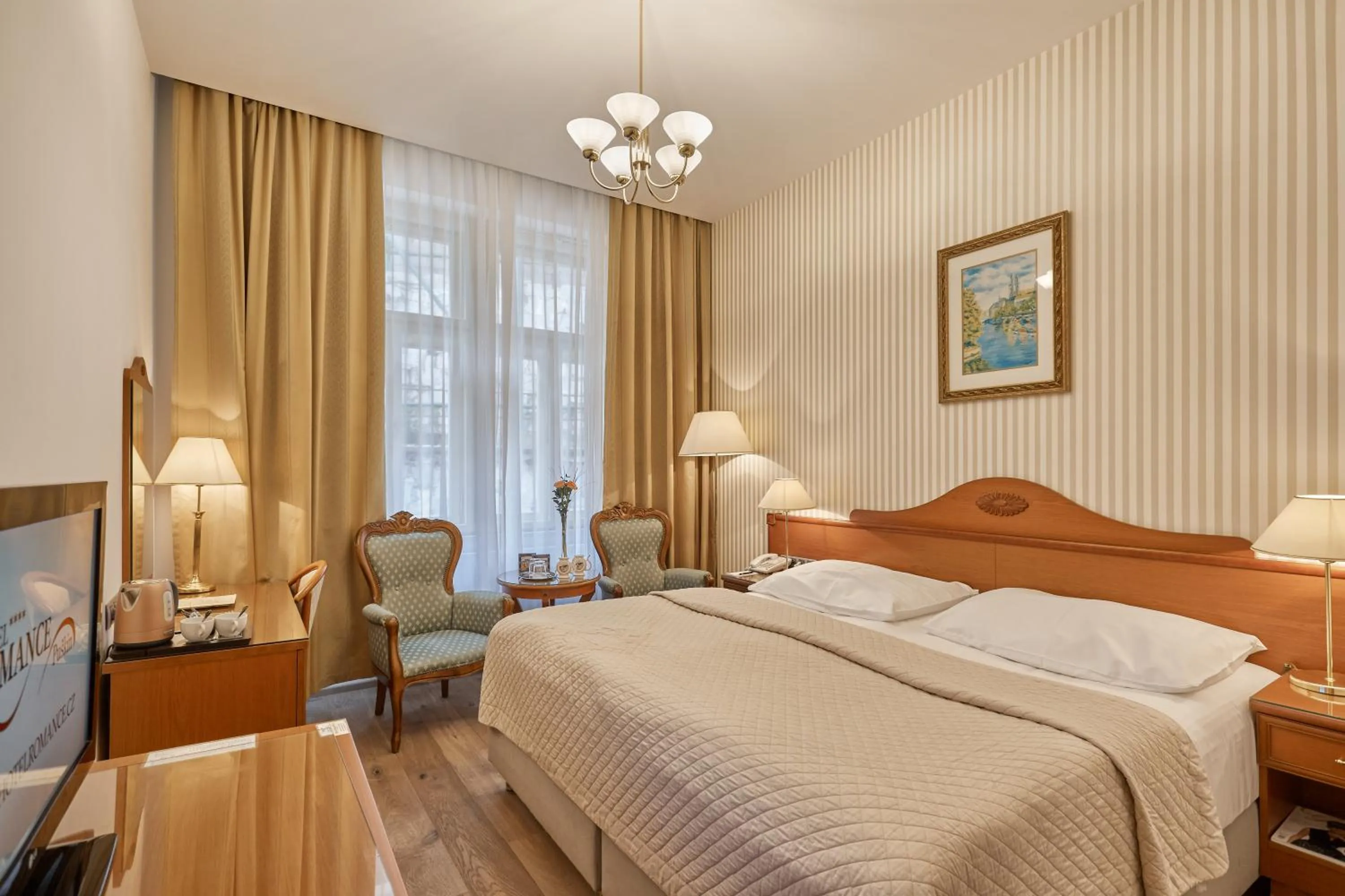 Bed in Hotel Romance