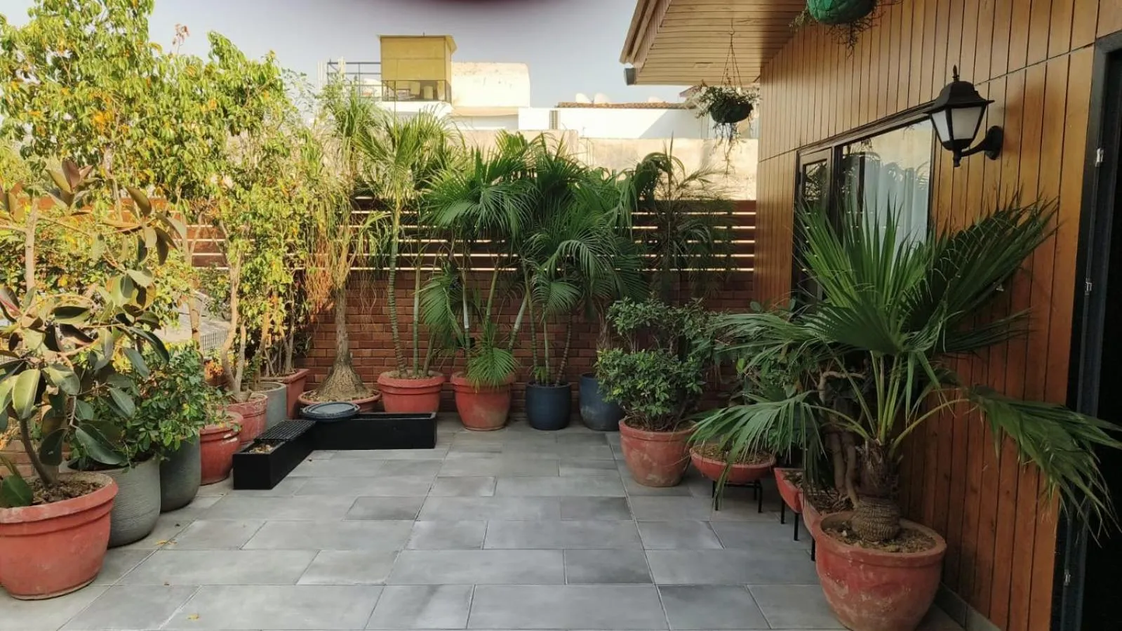 Garden view in Vandana's Bed and breakfast