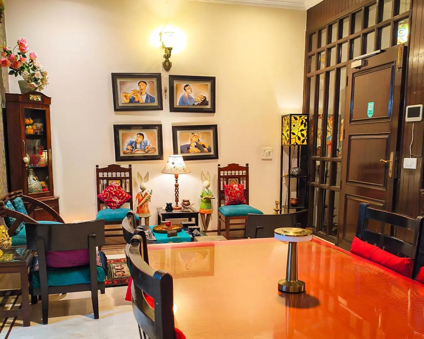 Living room in Vandana's Bed and breakfast