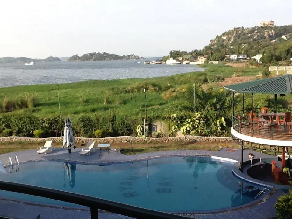 Pool view in Ryan's Bay Hotel