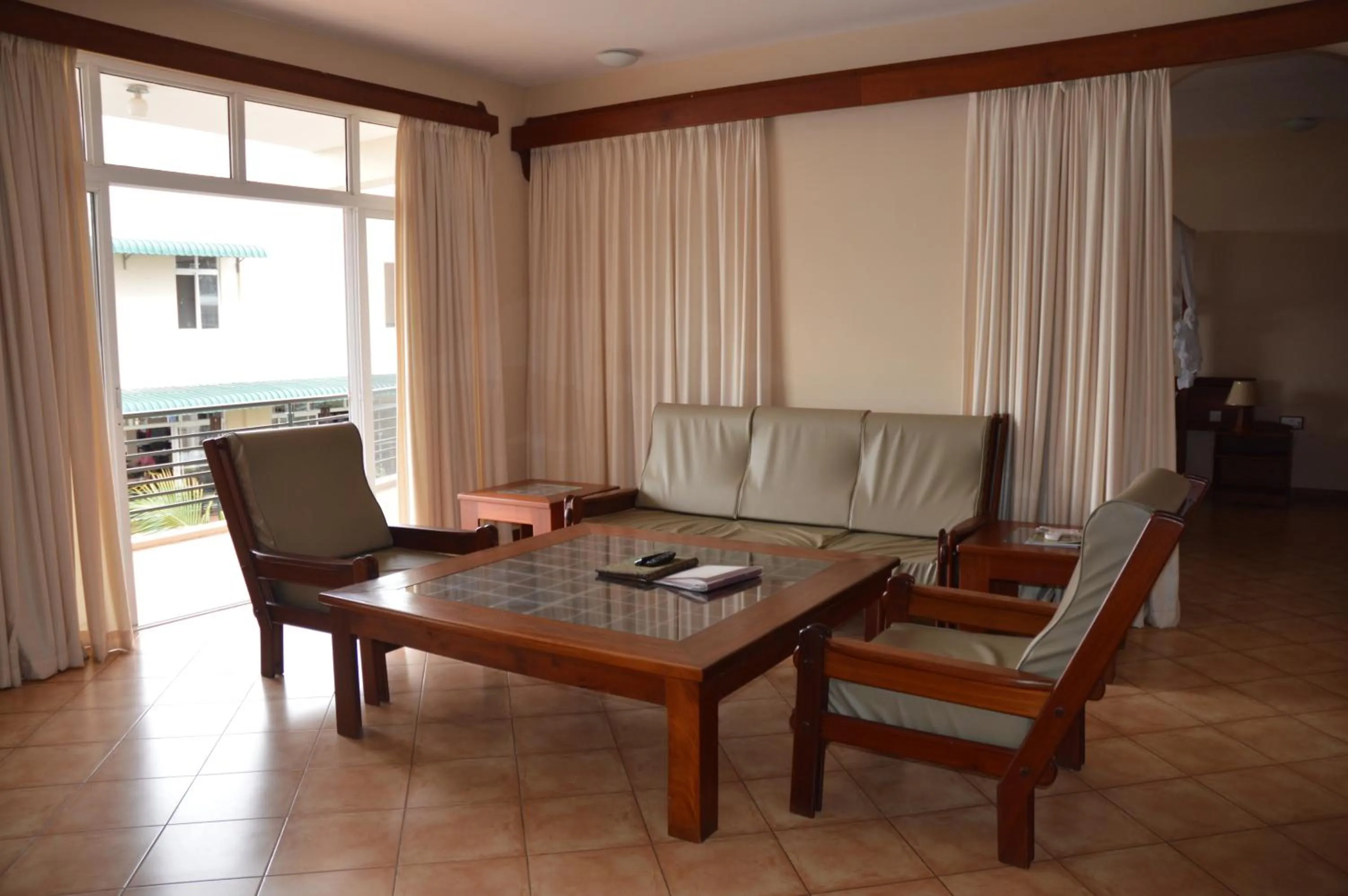 Seating area in Ryan's Bay Hotel