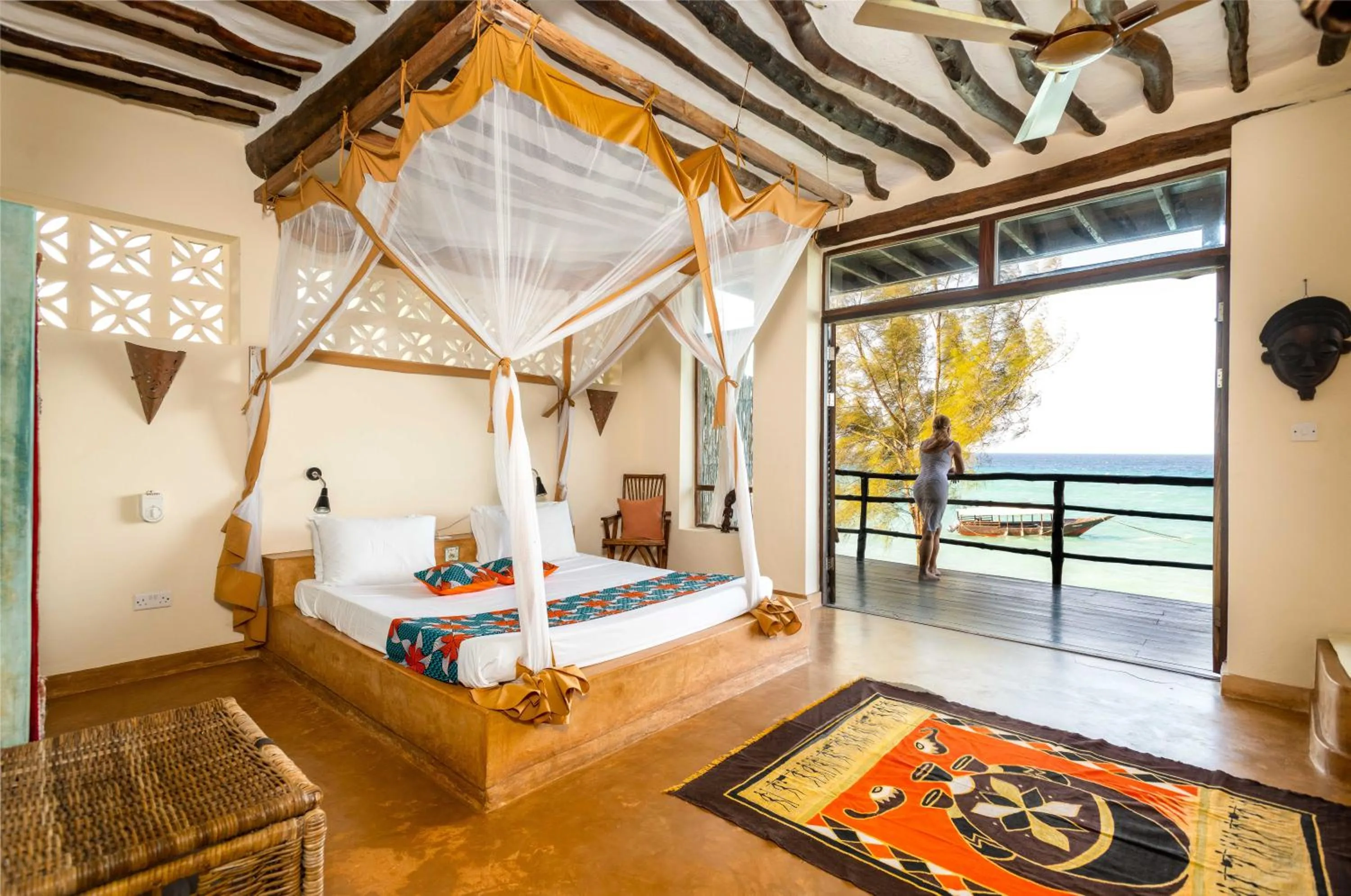 Sea view, Bed in Sunshine Marine Lodge