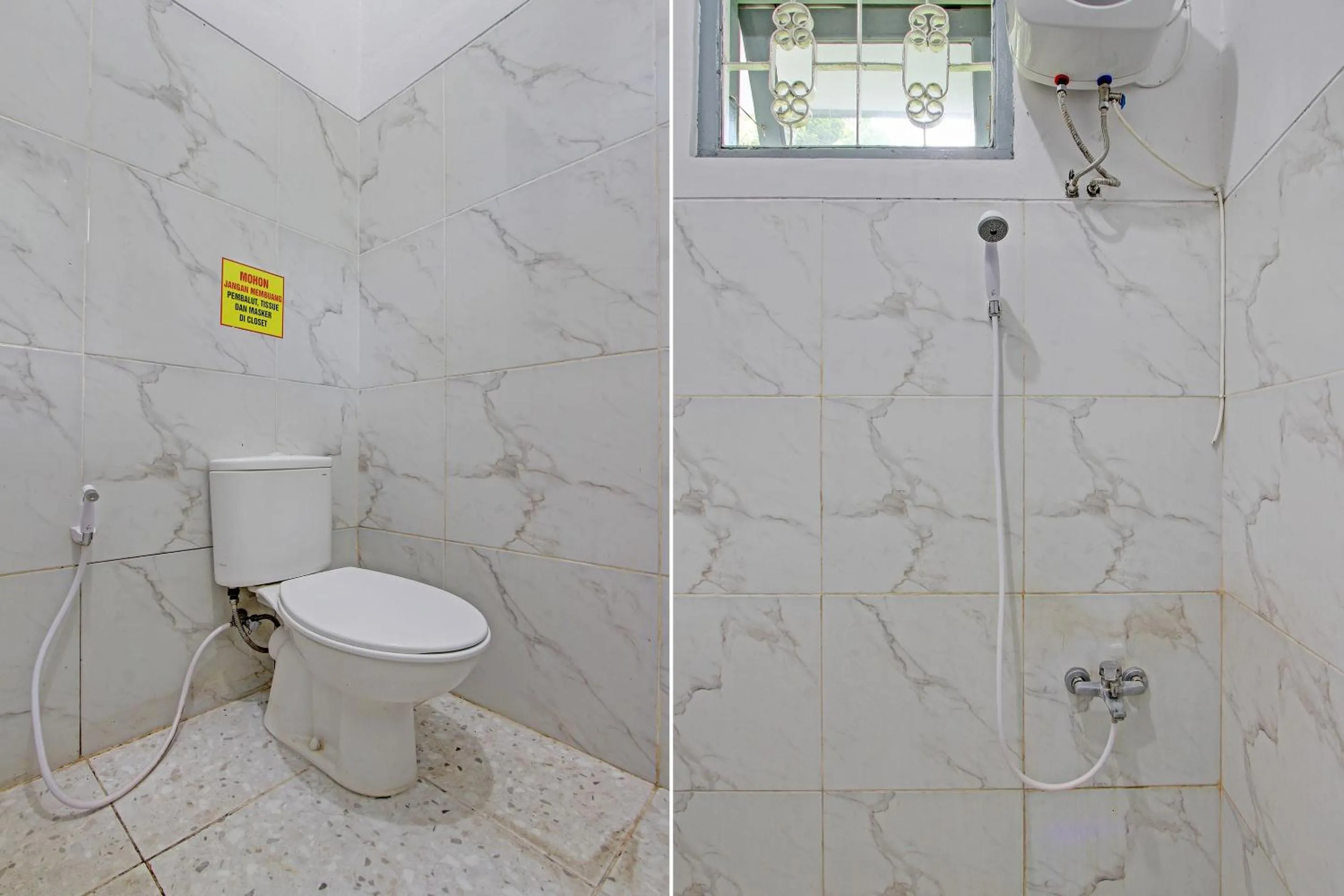 Bathroom in OYO Life 92686 Lanaya Guesthouse Syariah