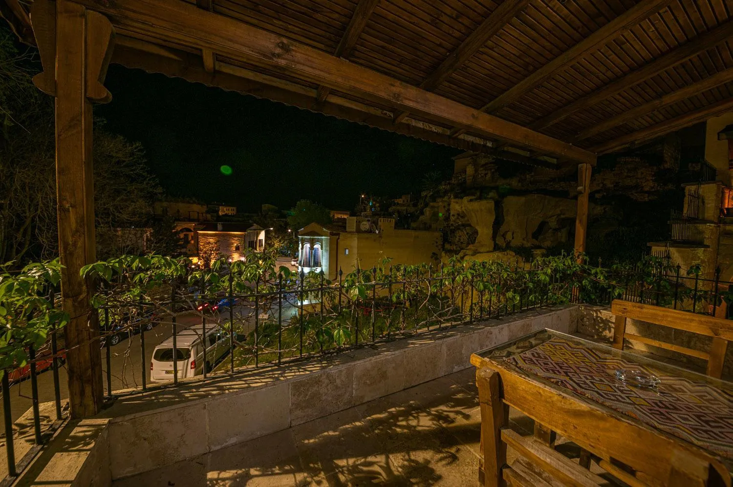 Balcony/Terrace in Konak Bezirhane Cave Otel