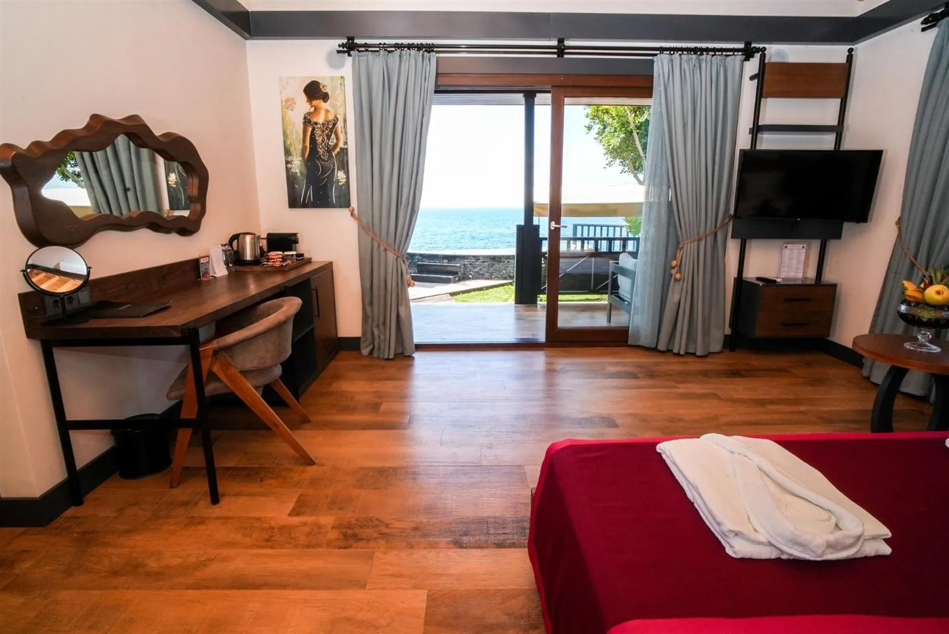 Natural landscape, Bed in Porto Amore Club Hotel