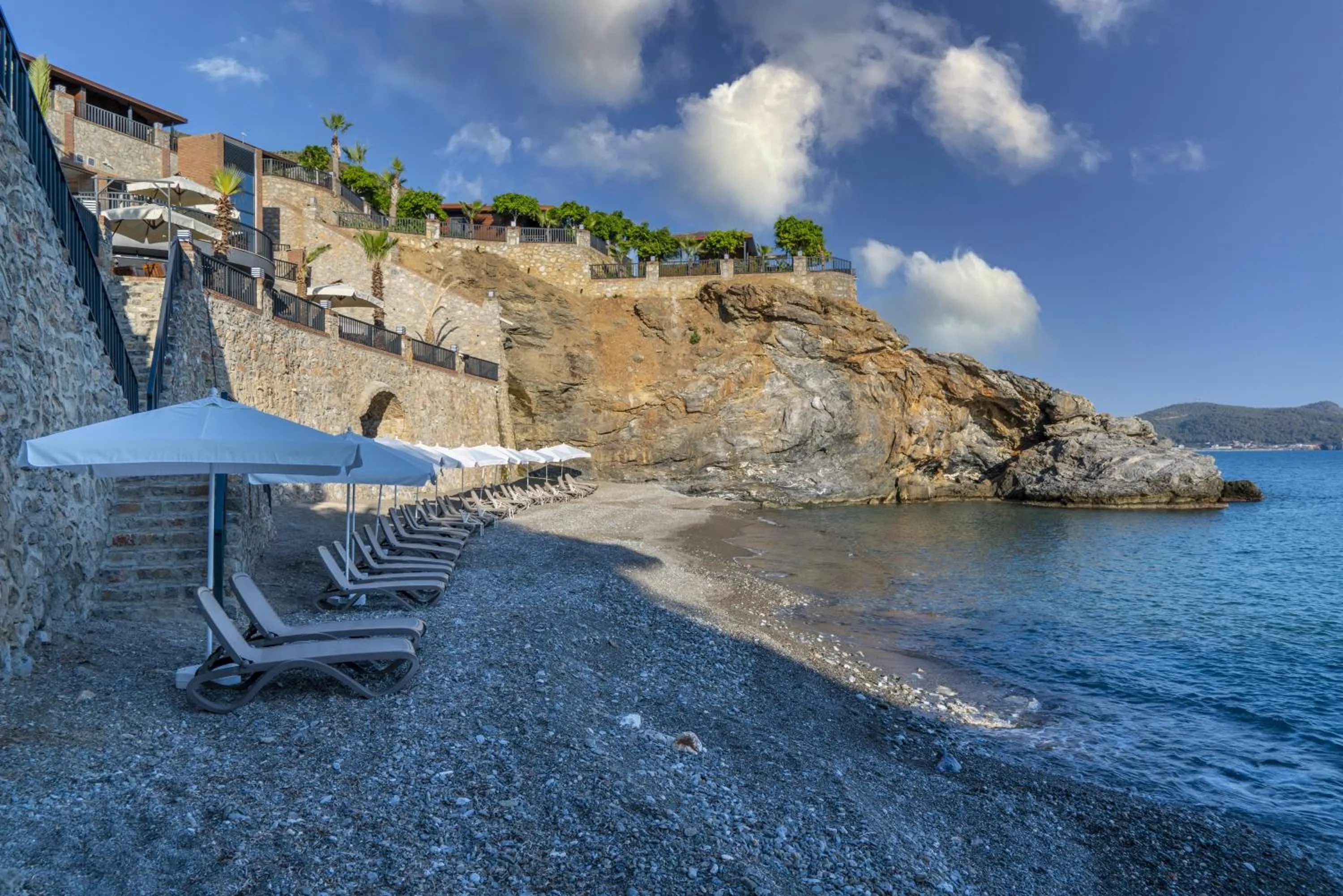 Beach in Porto Amore Club Hotel