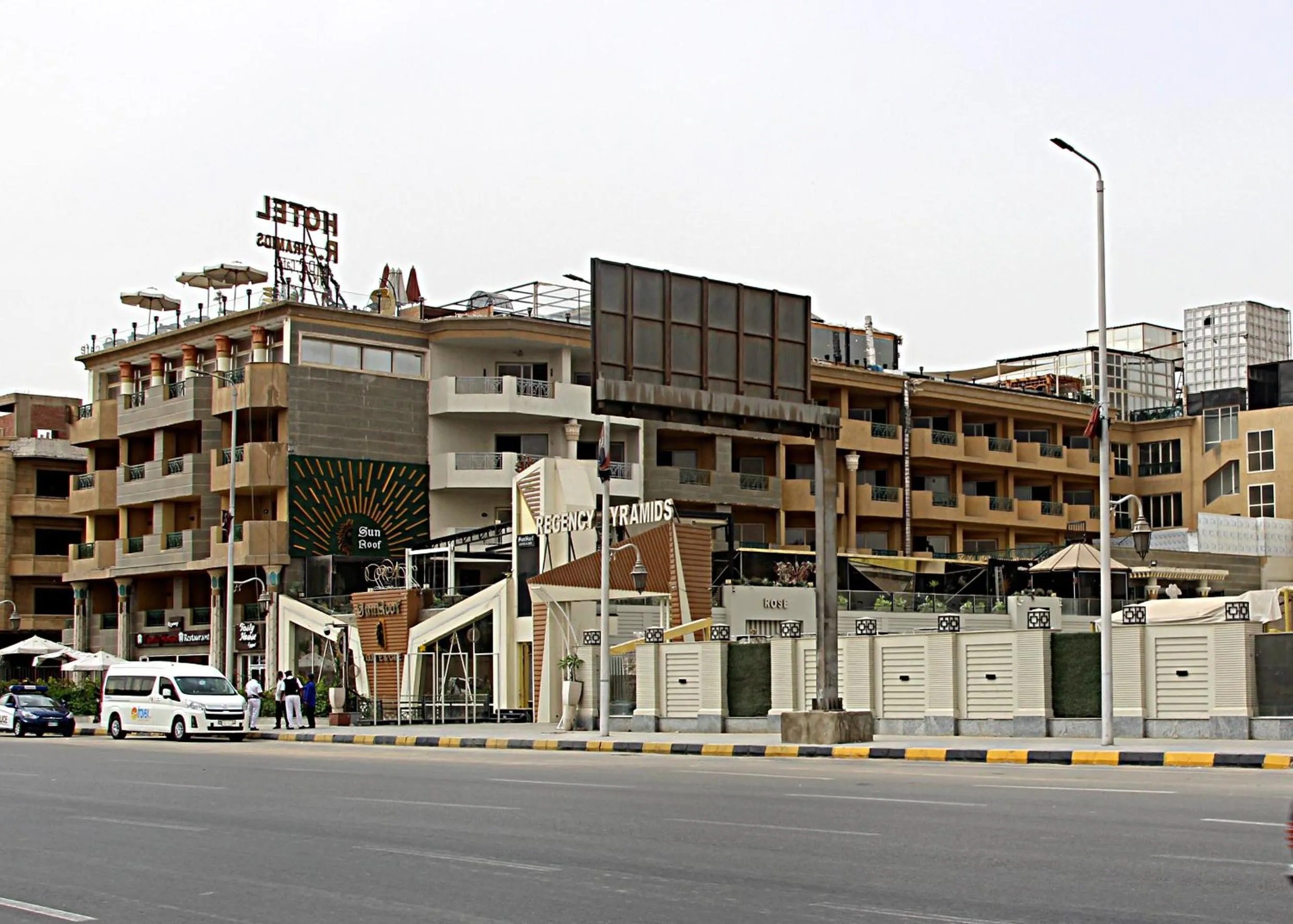 Property building in Regency Pyramids Hotel