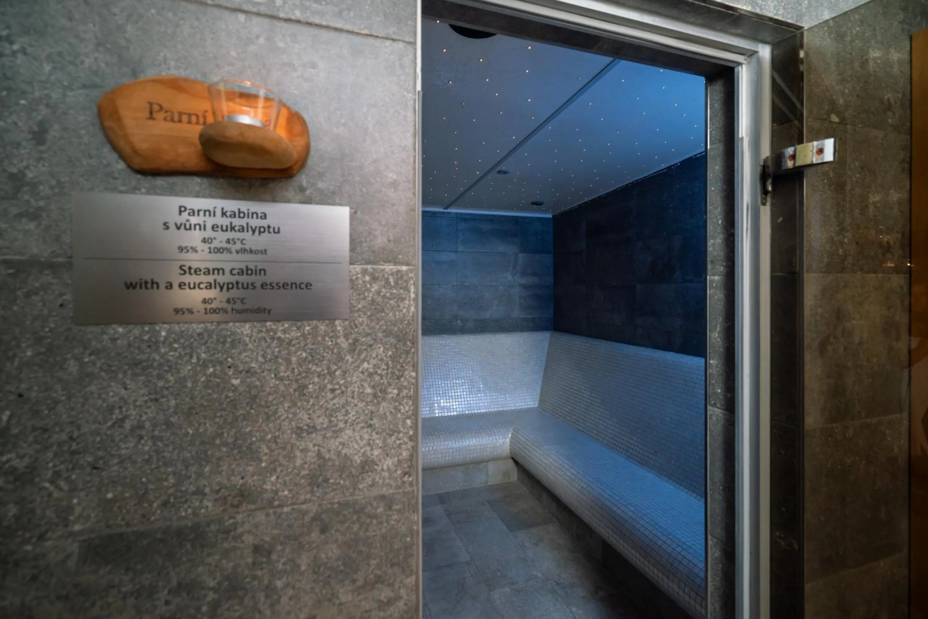 Sauna in OREA Resort Santon Brno