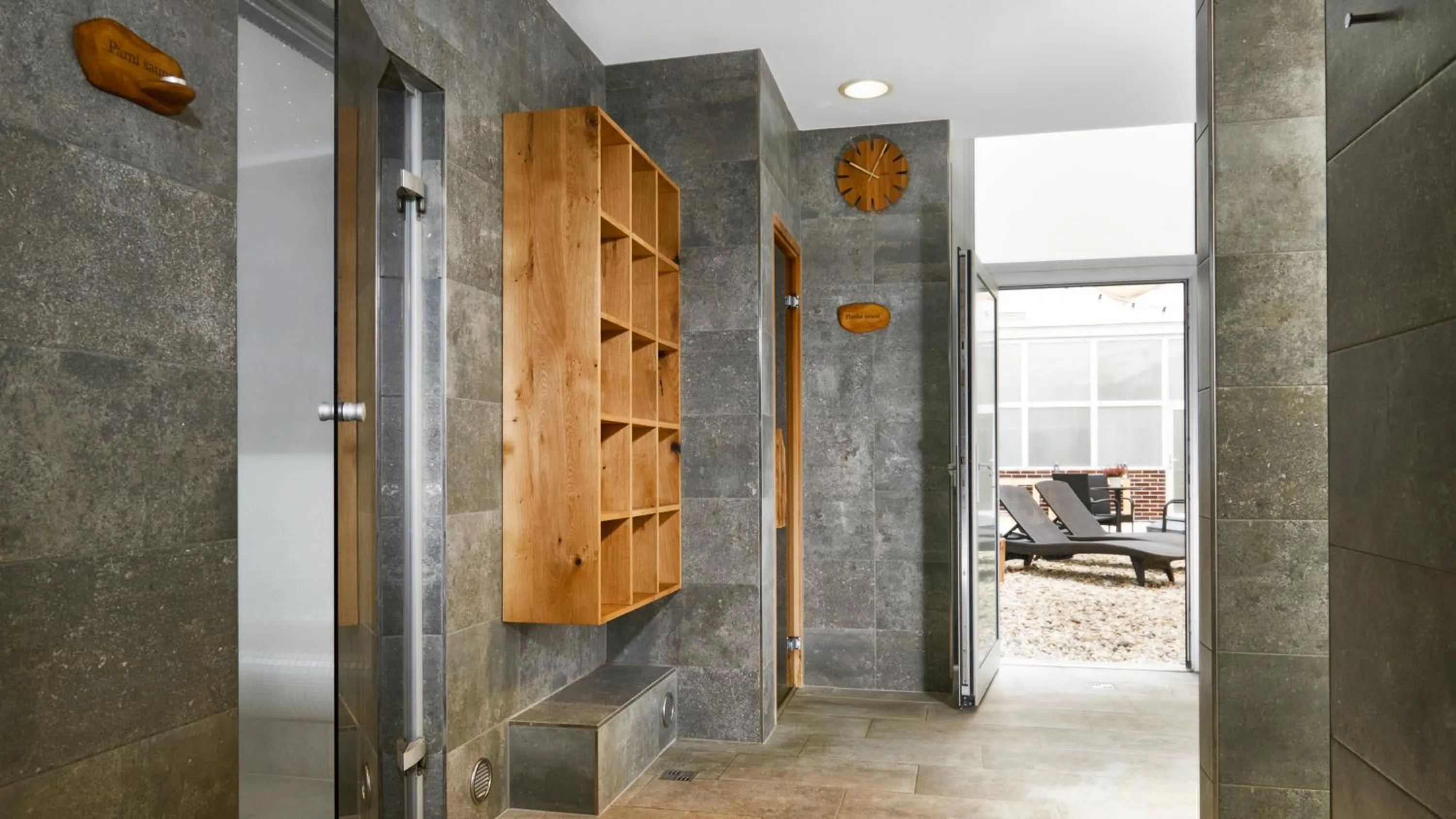 Sauna in OREA Resort Santon Brno