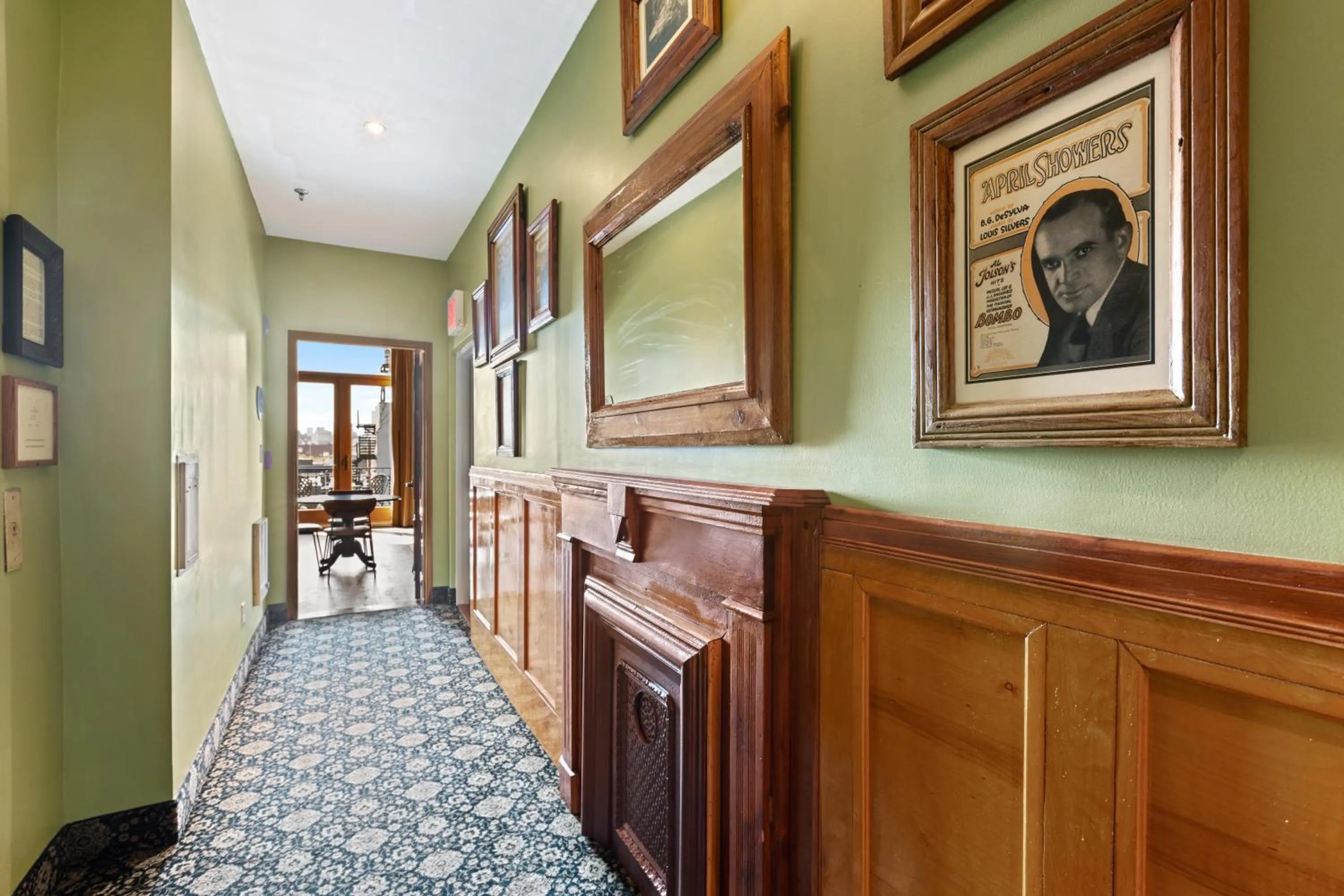 Decorative detail in The Historic Blue Moon Hotel - NYC