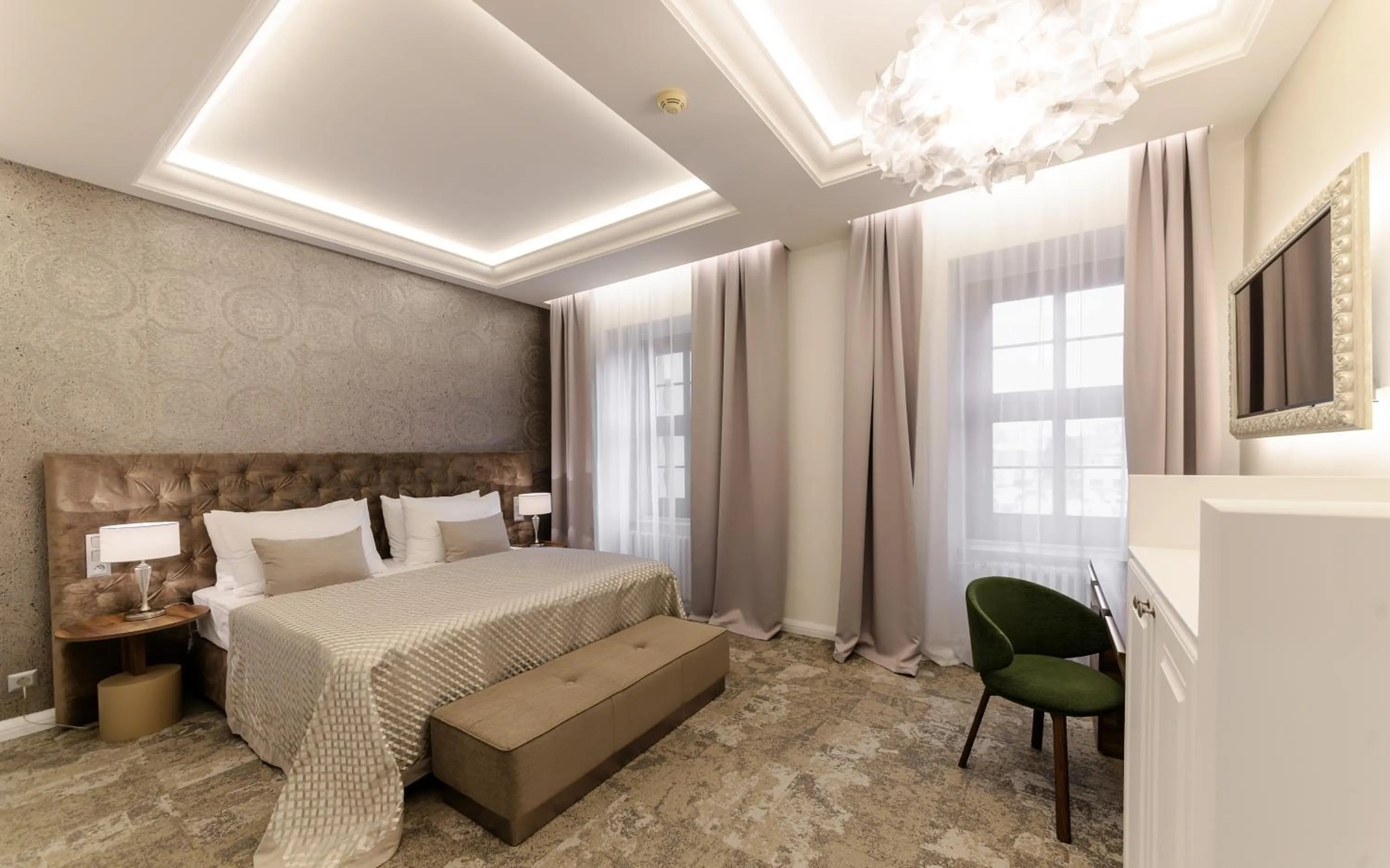 Bedroom, Bed in Grandhotel Brno